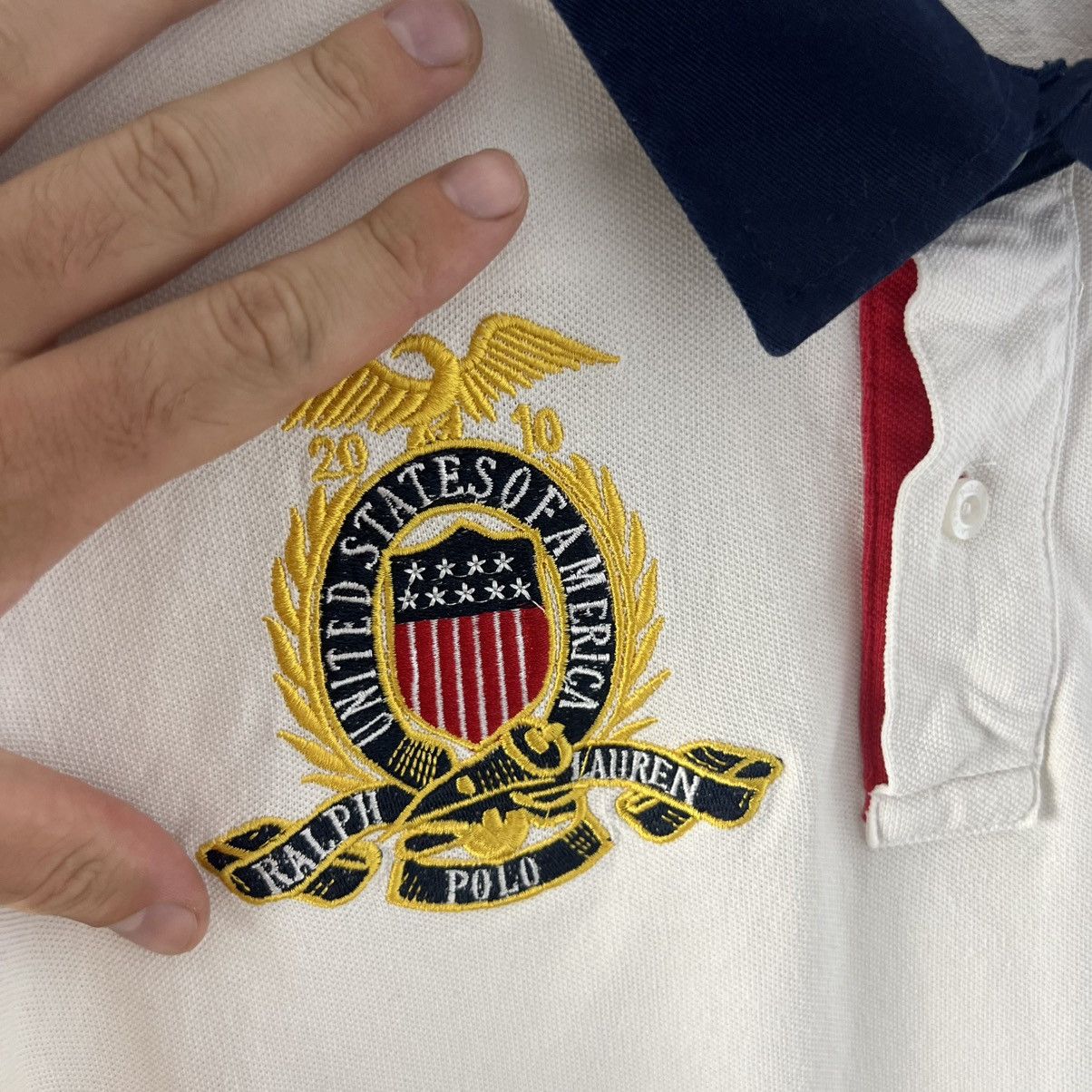 Polo Ralph Lauren Vintage Polo Ralph Lauren Big Logo Chief Keef Polo T-Shirt Size US XL / EU 56 / 4 - 4 Thumbnail