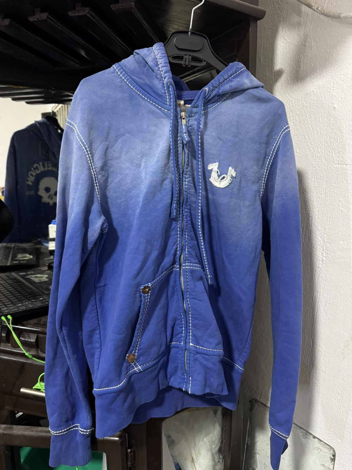 True Religion Rare True Religion Skull Zip Hoodie – Vintage Y2K Size US M / EU 48-50 / 2 - 1 Thumbnail