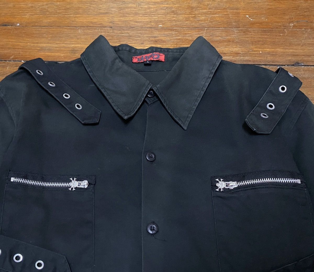Seditionaries Very Rare Vintage MAD Punk Parachute Bondage Shirt 1990s Size US L / EU 52-54 / 3 - 4 Thumbnail
