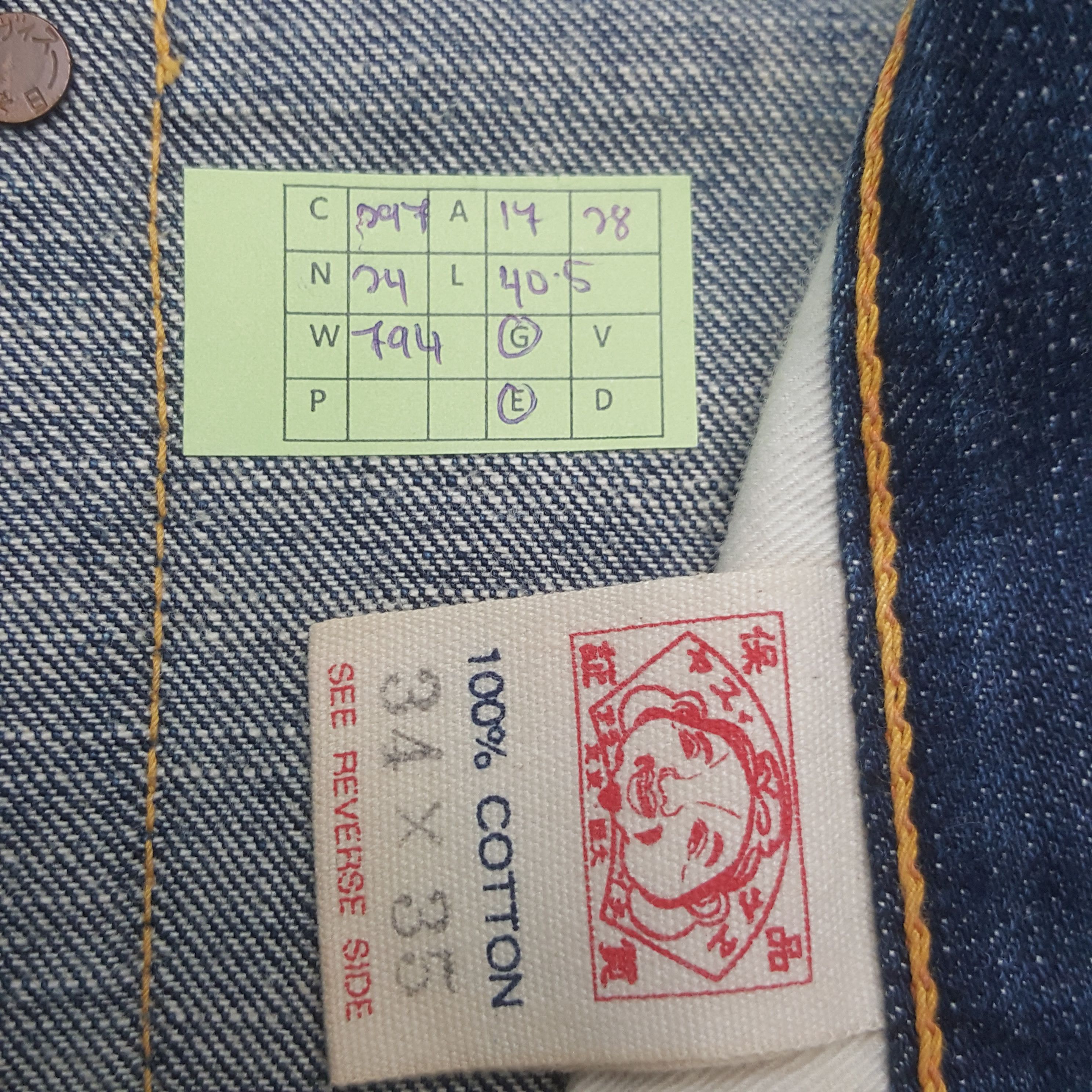 Evisu Vintage Evisu Japanese Daicock Custom Denim Jeans C297N24 Size US 34 / EU 50 - 8 Thumbnail