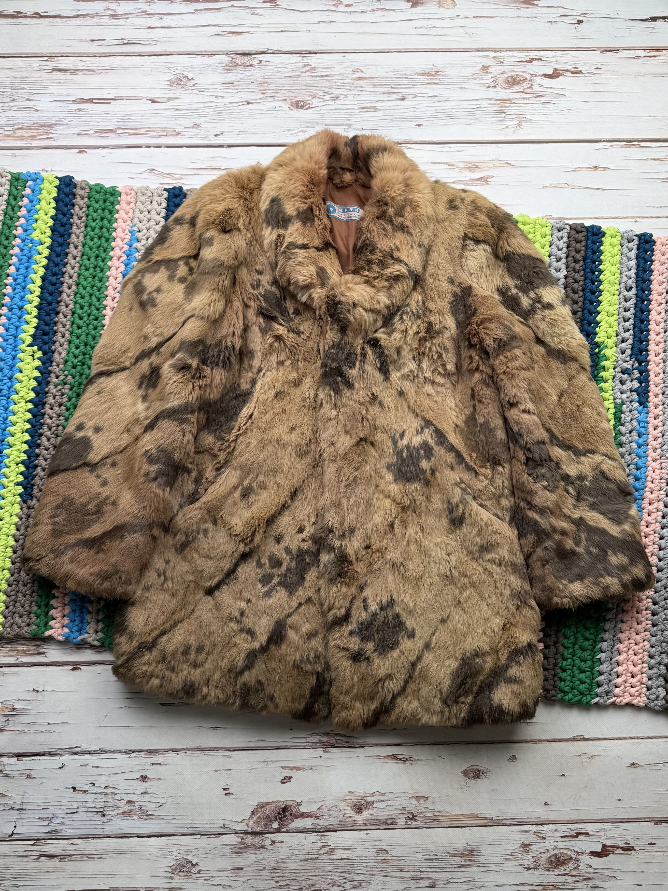 Japanese Brand Vintage Real Fur Coat (V98)D15 Size L / US 10 / IT 46 - 1 Thumbnail