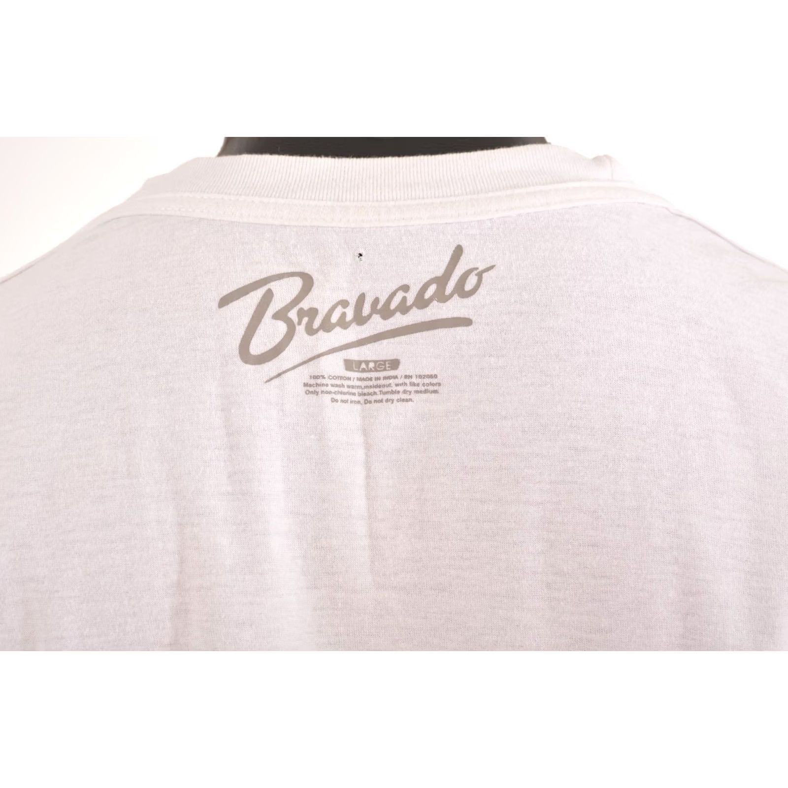 Bravado Bravado Bring Me the Horizon Vintage 2010 Rock Rocker T-Shirt Tee Size L Mens White 100% Cotton Short Sleeve Regular Shirt Size US L / EU 52-54 / 3 - 6 Thumbnail