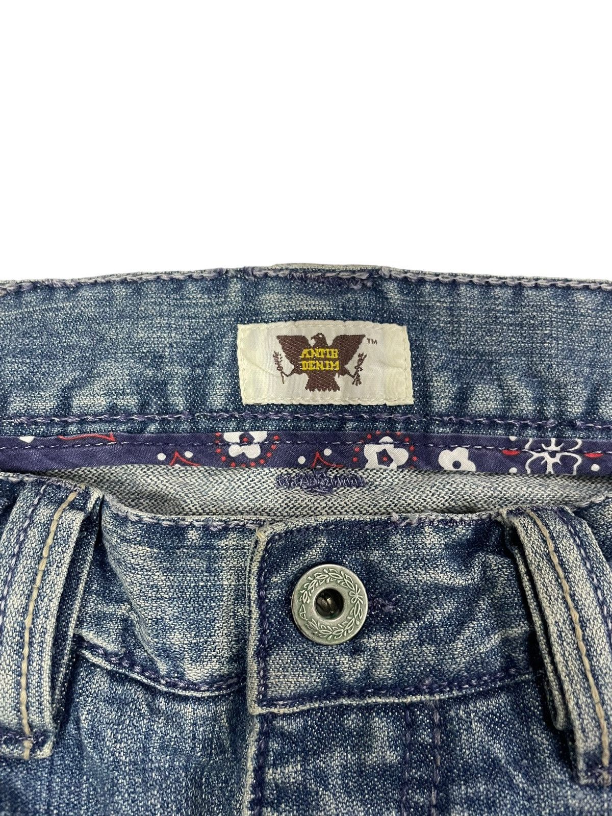 Antik Denim Vintage Antik Denim Flare Jeans Embroidery Velvet Size US 33 - 9 Thumbnail