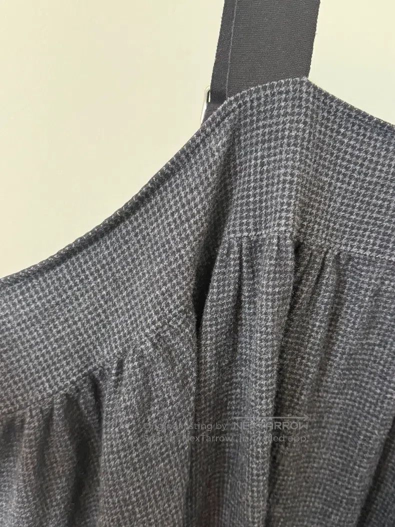 Comme des Garcons Comme des Garcons Dark Gray Wool Suspender Skirt Size M / US 6-8 / IT 42-44 - 6 Thumbnail