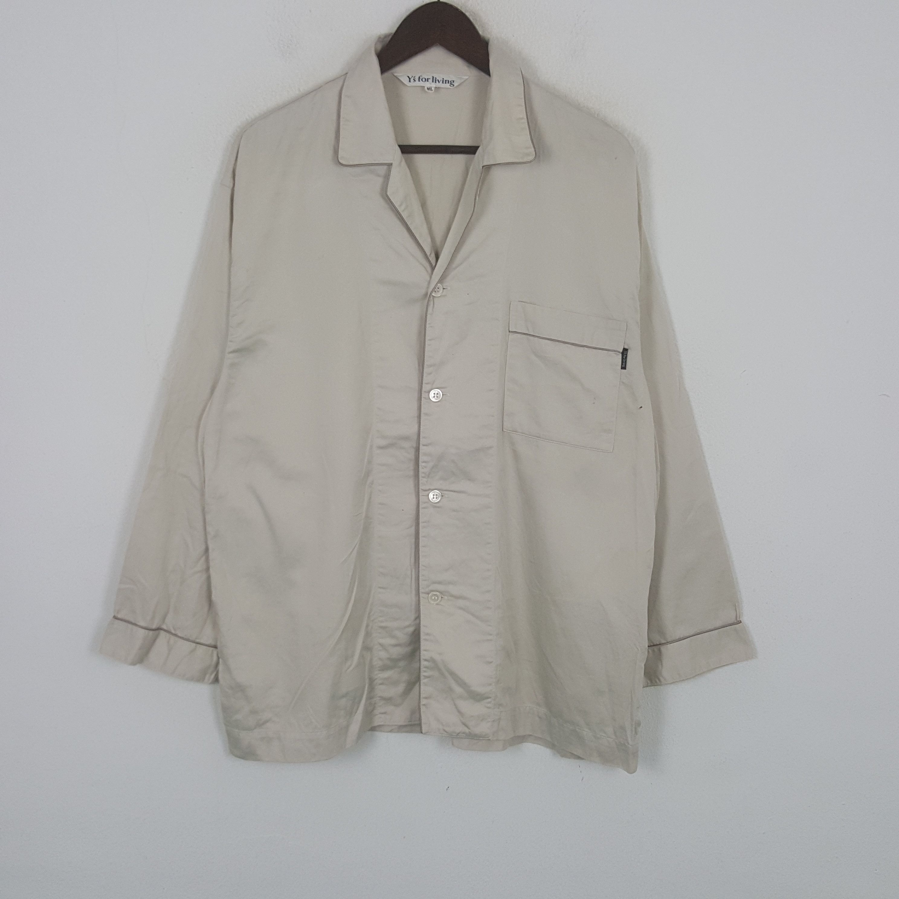 Yohji Yamamoto Vintage Ys For Living Japanese Sleepwear Pijamas Shirt Size US M / EU 48-50 / 2 - 1 Thumbnail
