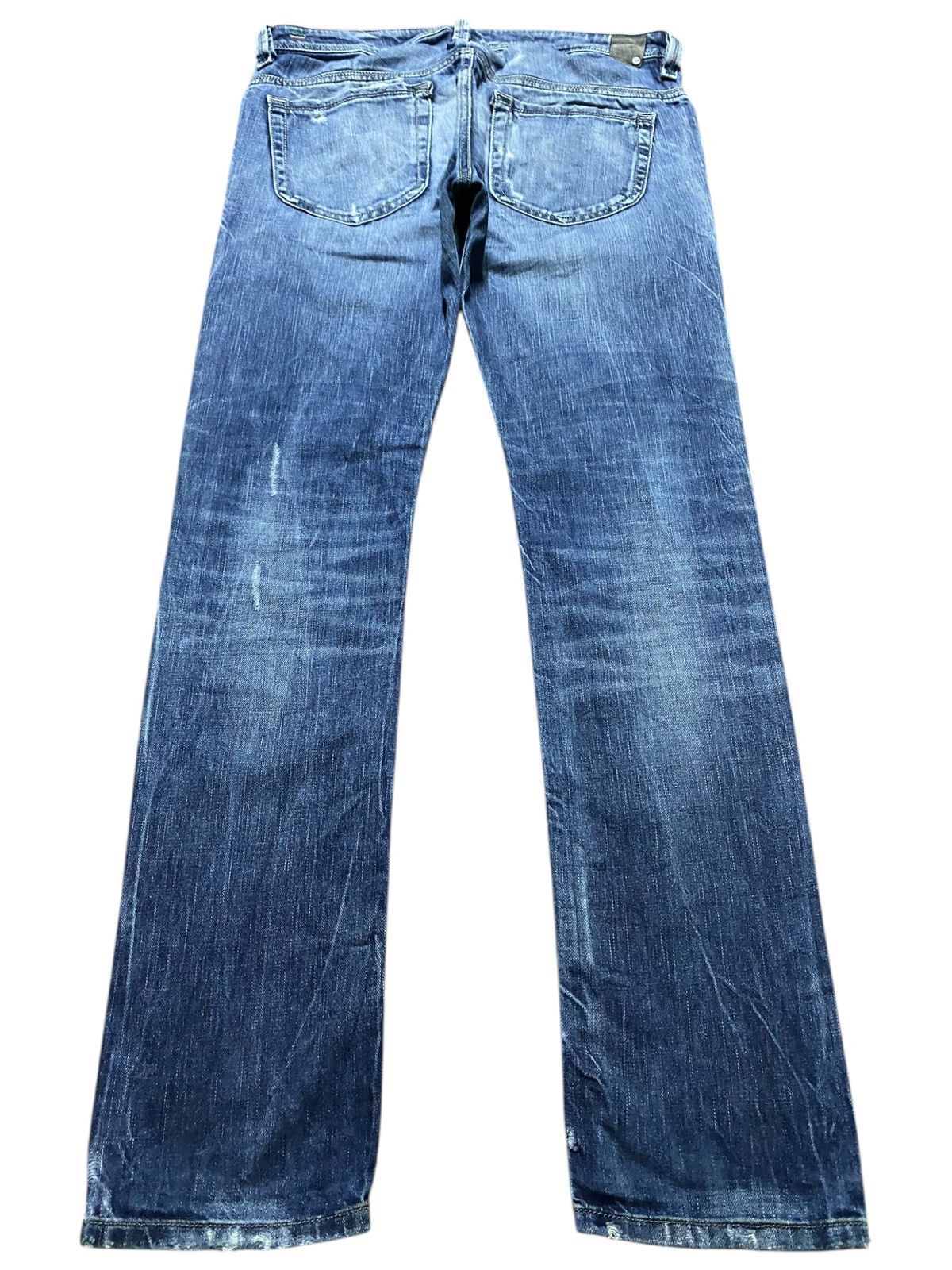 Diesel Vintage Diesel Thanaz Faded Wash Distressed Skinny Jeans Size US 34 / EU 50 - 2 Thumbnail