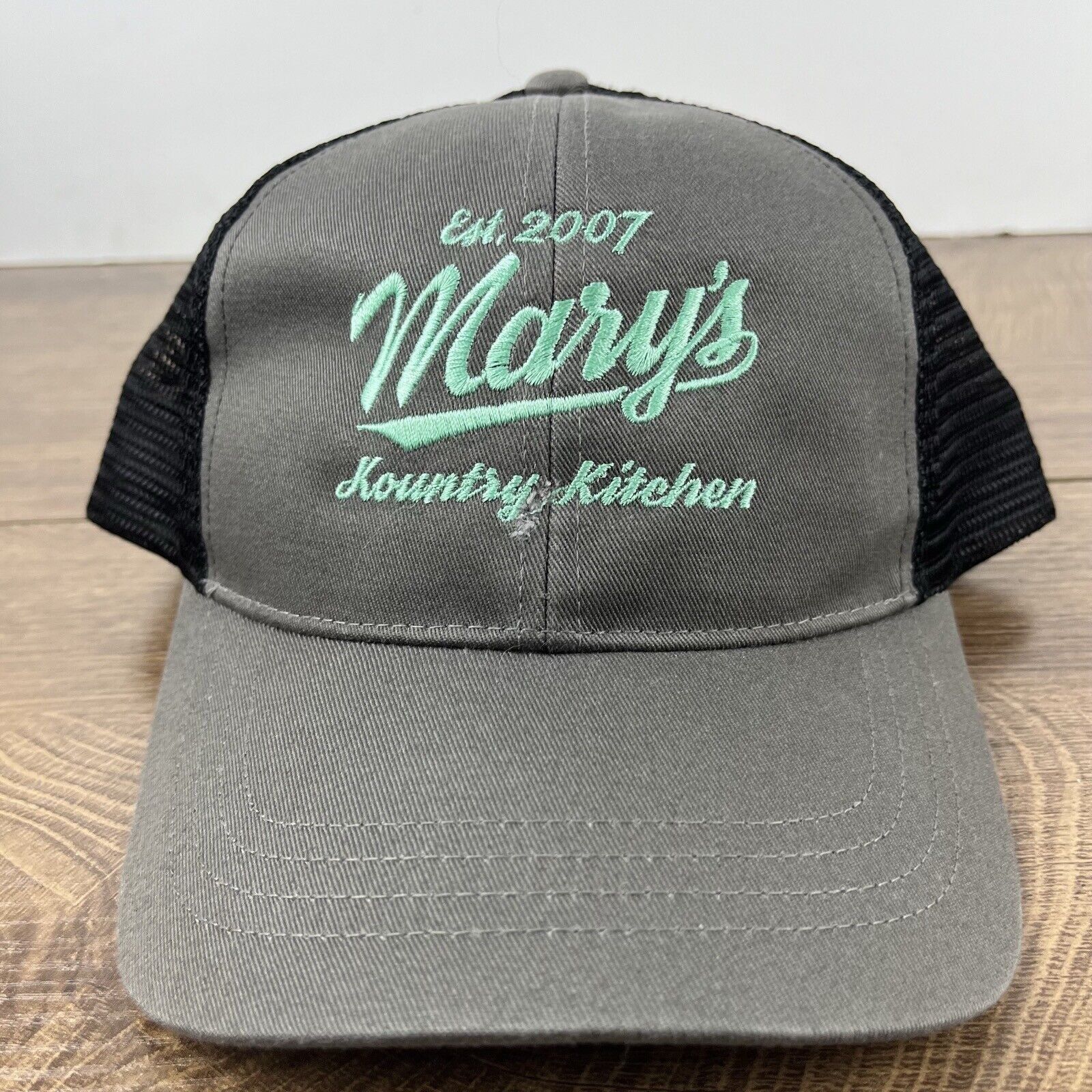 Other Marys Kountry Kitchen Hat Gray Cap Adjustable Hat Gray Adult Size ONE SIZE - 5 Thumbnail