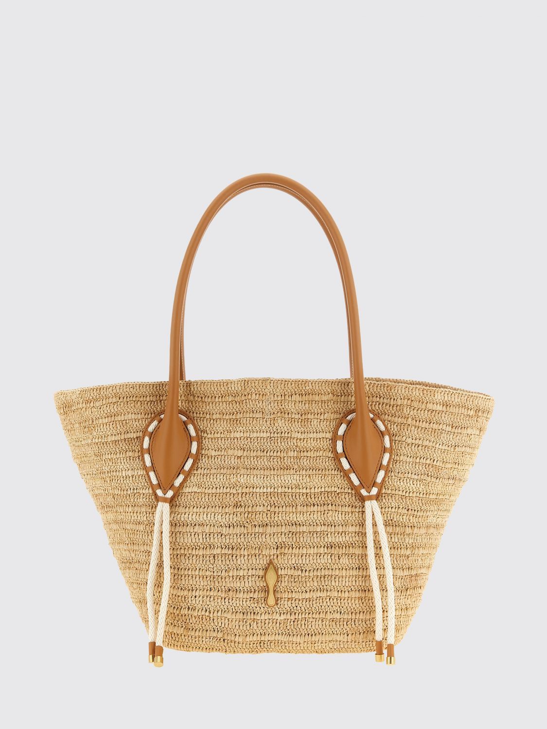 Christian Louboutin Shoulder Bag Woman Beige, Women's