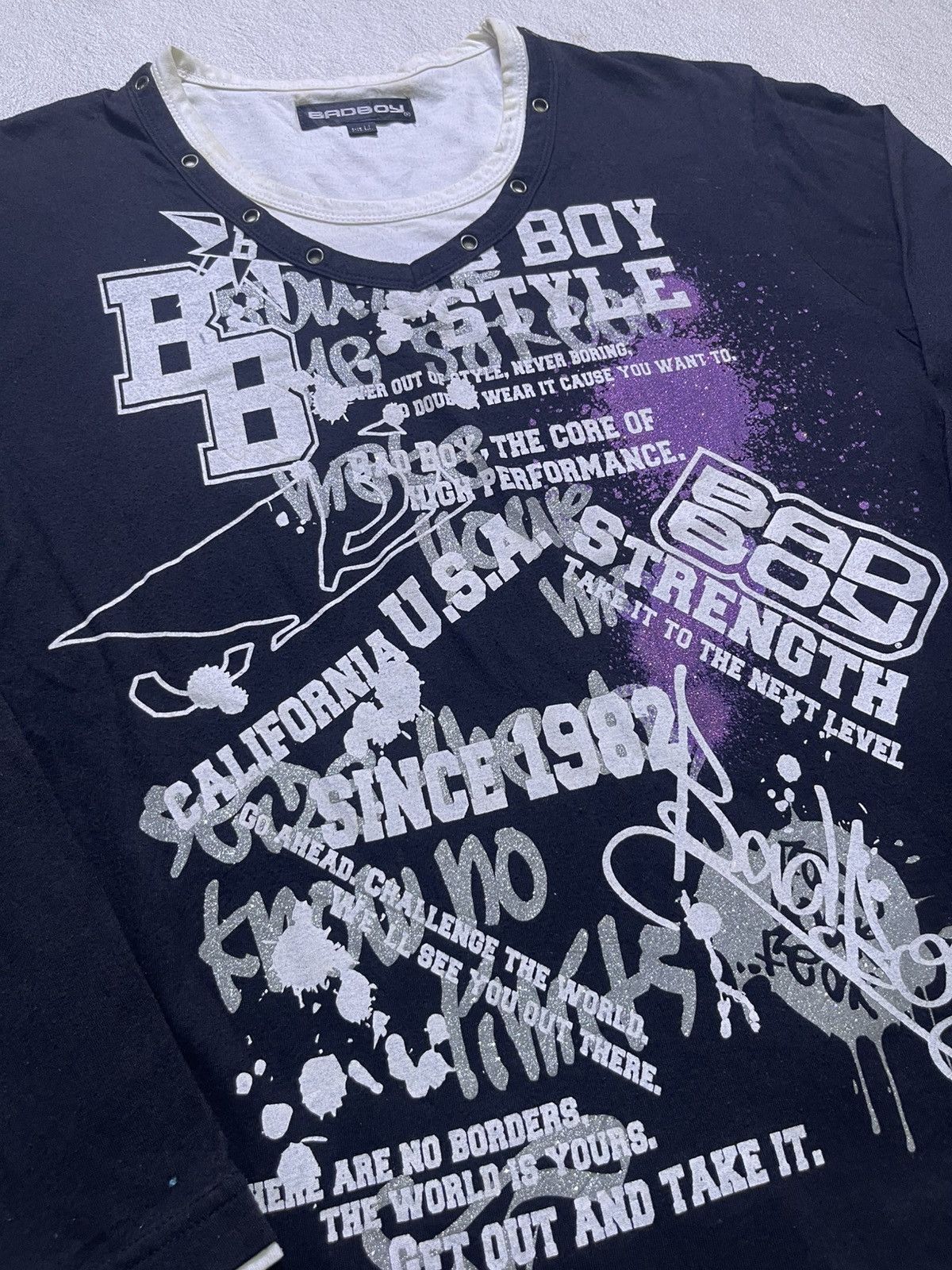 Japanese Brand Y2K BAD BOY long sleeve tshirt ifsix LGB style Size US L / EU 52-54 / 3 - 3 Thumbnail