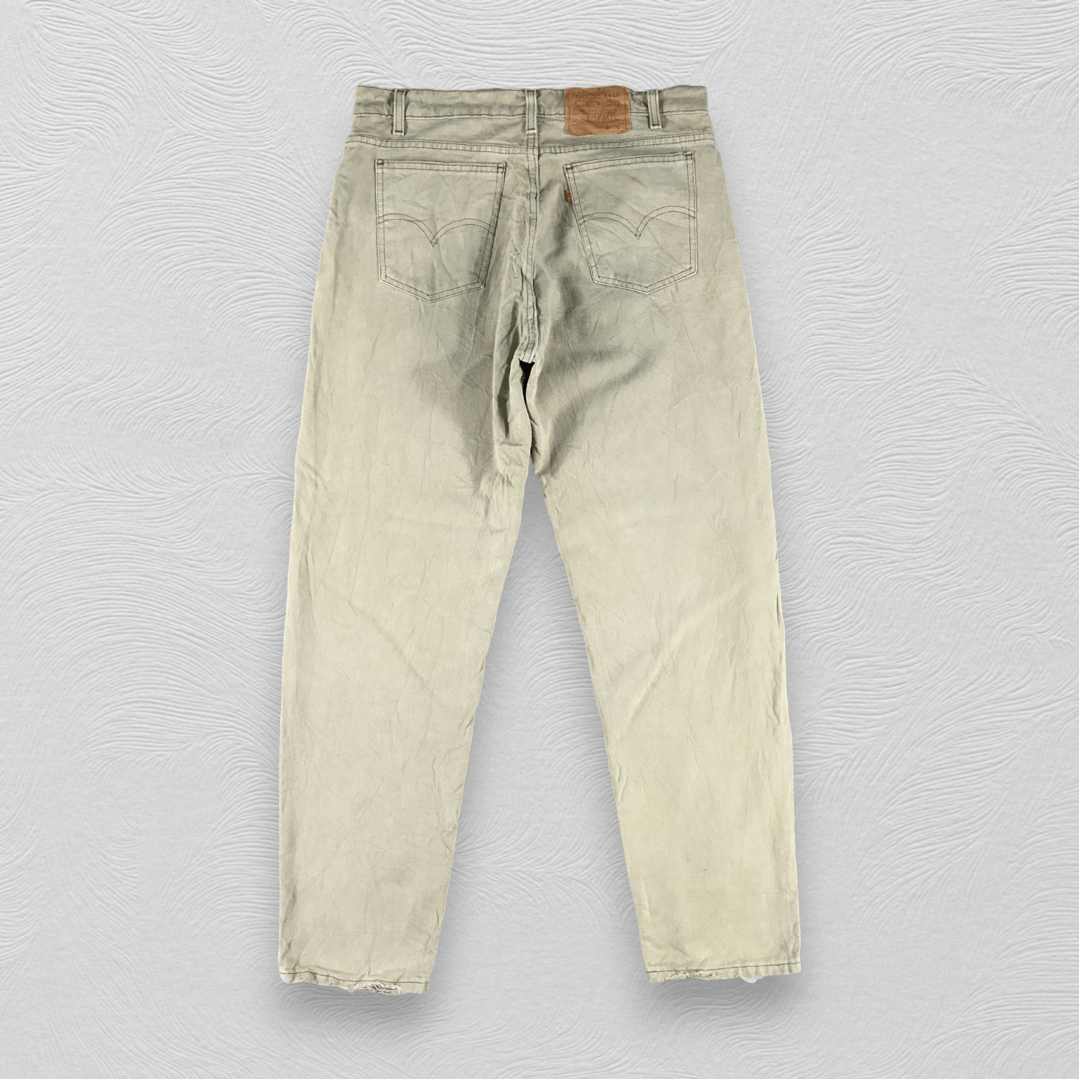 Levi's Vintage 90s Levi's 550 Jeans Orange Tab Denim KJ1410 Size US 35 - 2 Thumbnail