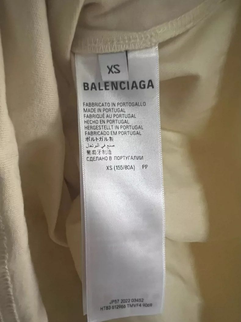 Balenciaga Balenciaga Front and Back Embroidered Letter Short Sleeve Size US XS / EU 42 / 0 - 3 Thumbnail