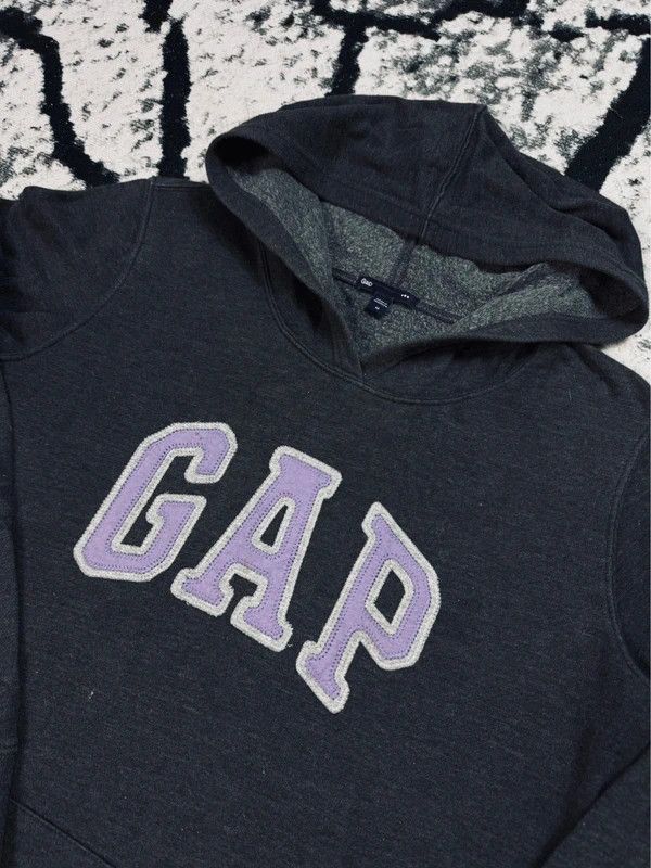 Gap Gap Hoodie Gray Logo M Size M / US 6-8 / IT 42-44 - 3 Thumbnail