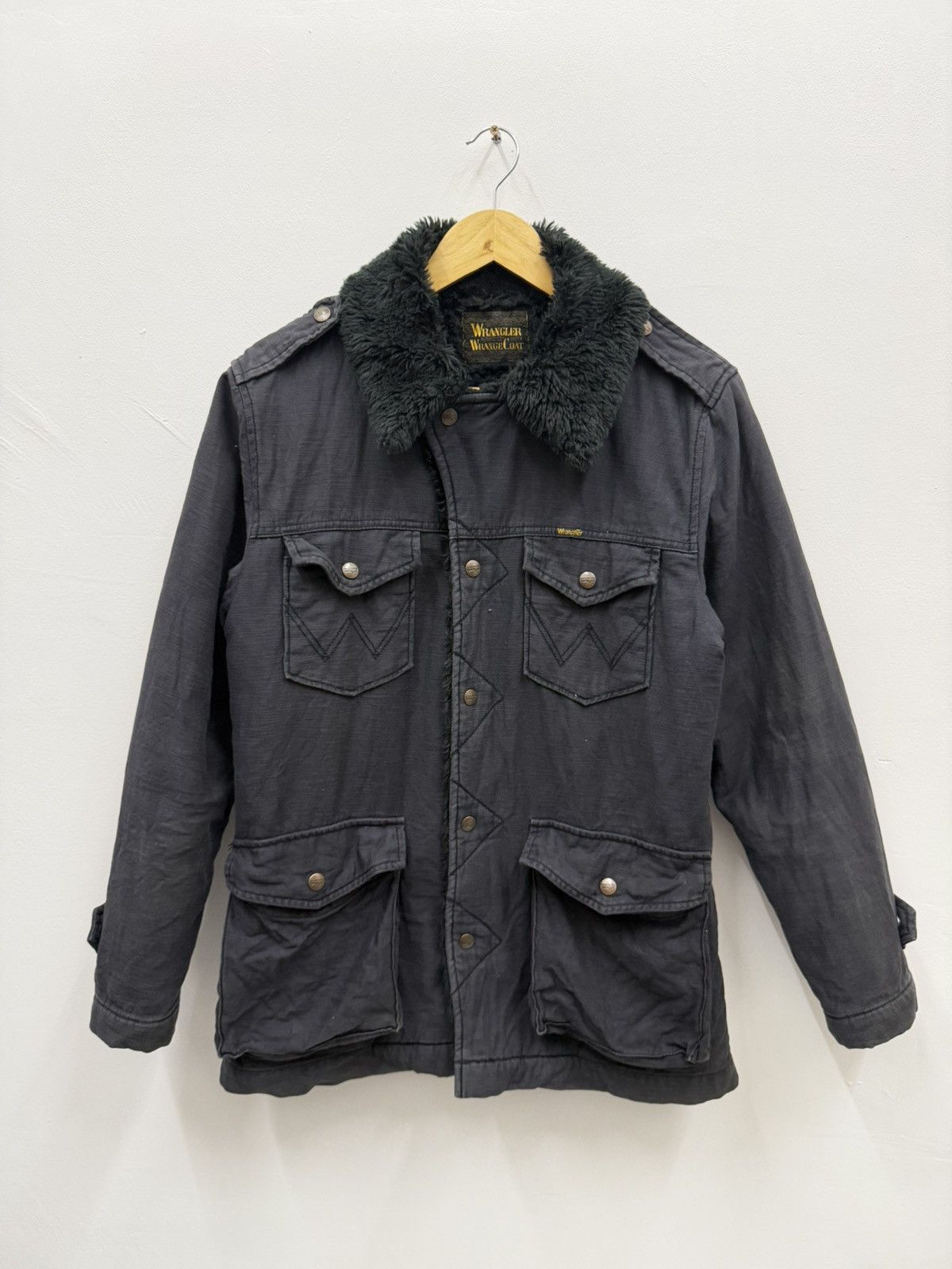Wrangler Wrangler Wrangecoat Mink Fur Sherpa Field Multipocket Jacket Size US M / EU 48-50 / 2 - 1 Thumbnail