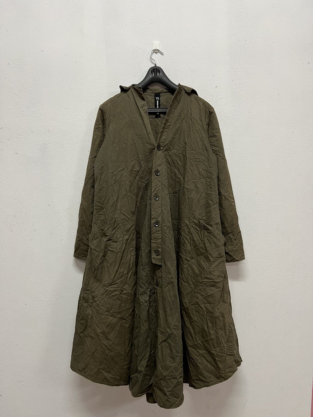 Designer × Y's × Yohji Yamamoto Y’s Yohji Yamamoto Born Product Out Pocket Shirt Dres Jacket Size XS / US 0-2 / IT 36-38 - 1 Thumbnail