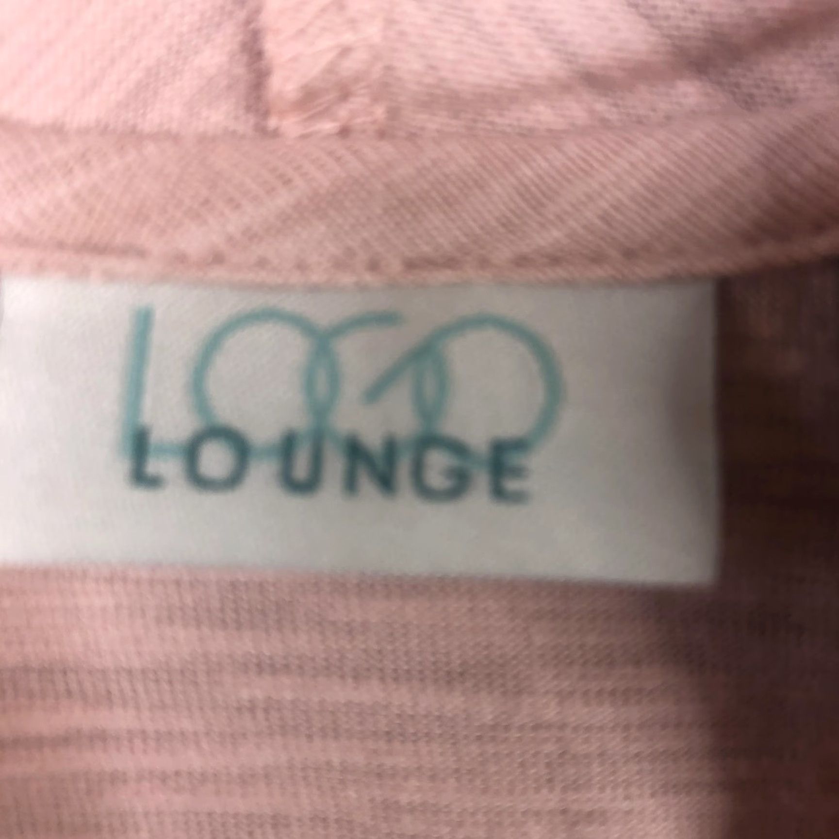 Vintage LOGO Lounge Jacket Womens XL Pink Open Front Slub Knit Pockets Lightweight Casual Size XL / US 12-14 / IT 48-50 - 5 Thumbnail