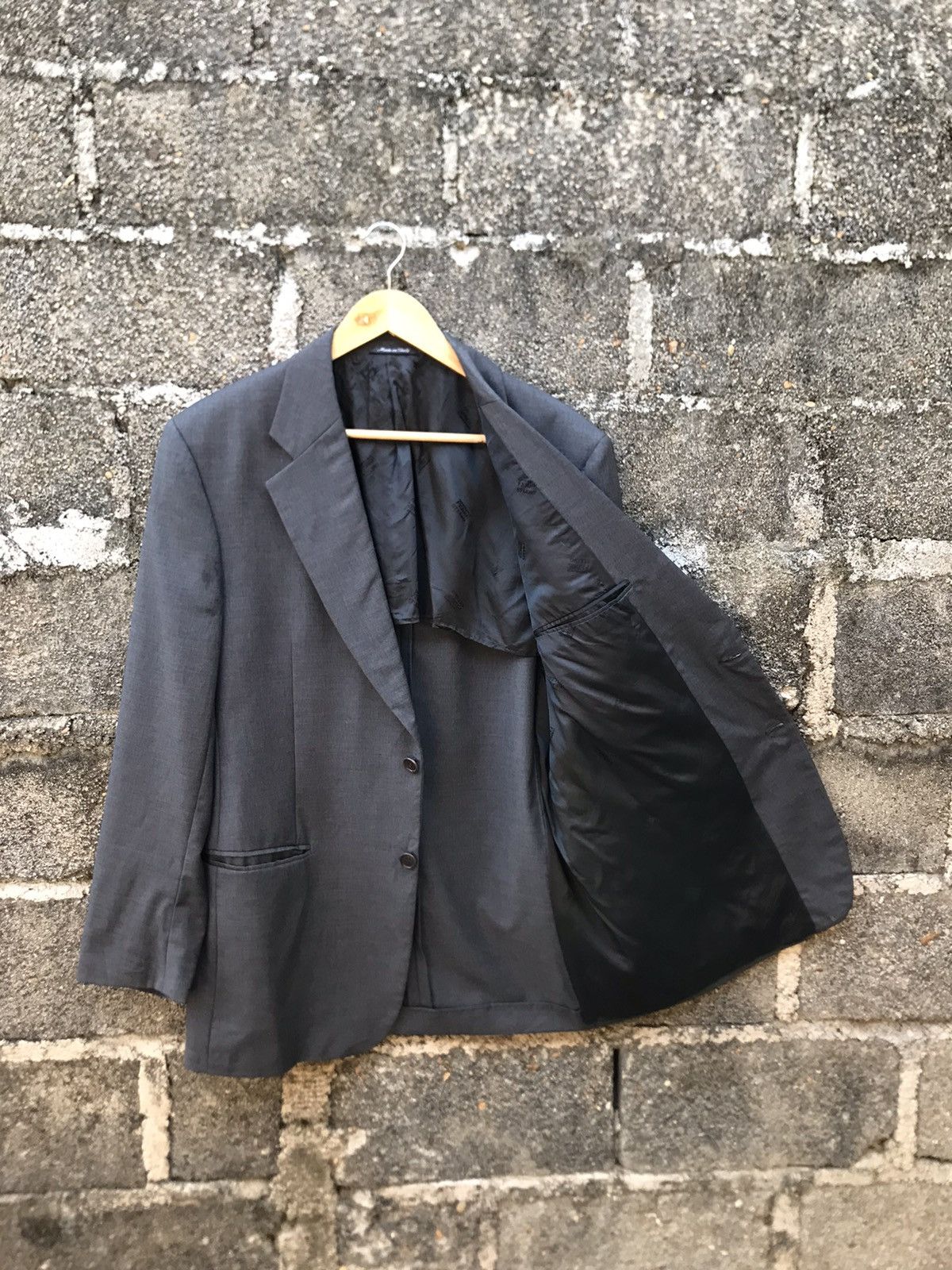Gianfranco Ferre × Vintage ⚡️Vintage Gianfranco Ferre Studio Single Breasted Blazer Size 52R - 7 Thumbnail