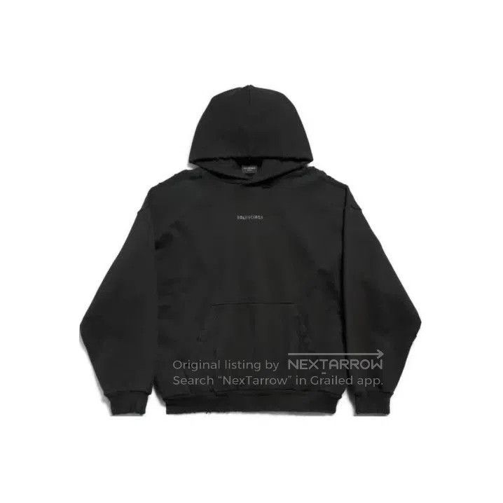 Balenciaga Balenciaga Black Hooded Sweatshirt for Unisex. Size US M / EU 48-50 / 2 - 1 Thumbnail