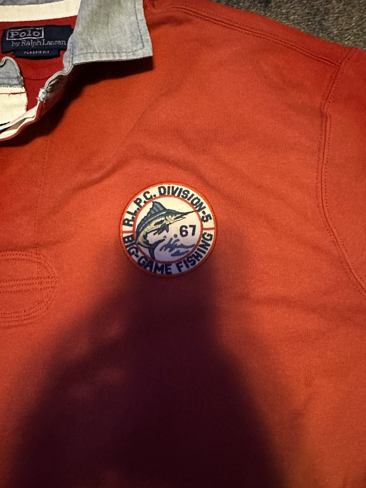 Polo Ralph Lauren Orange Polo rugby shirt w buttons Size US XL / EU 56 / 4 - 3 Thumbnail