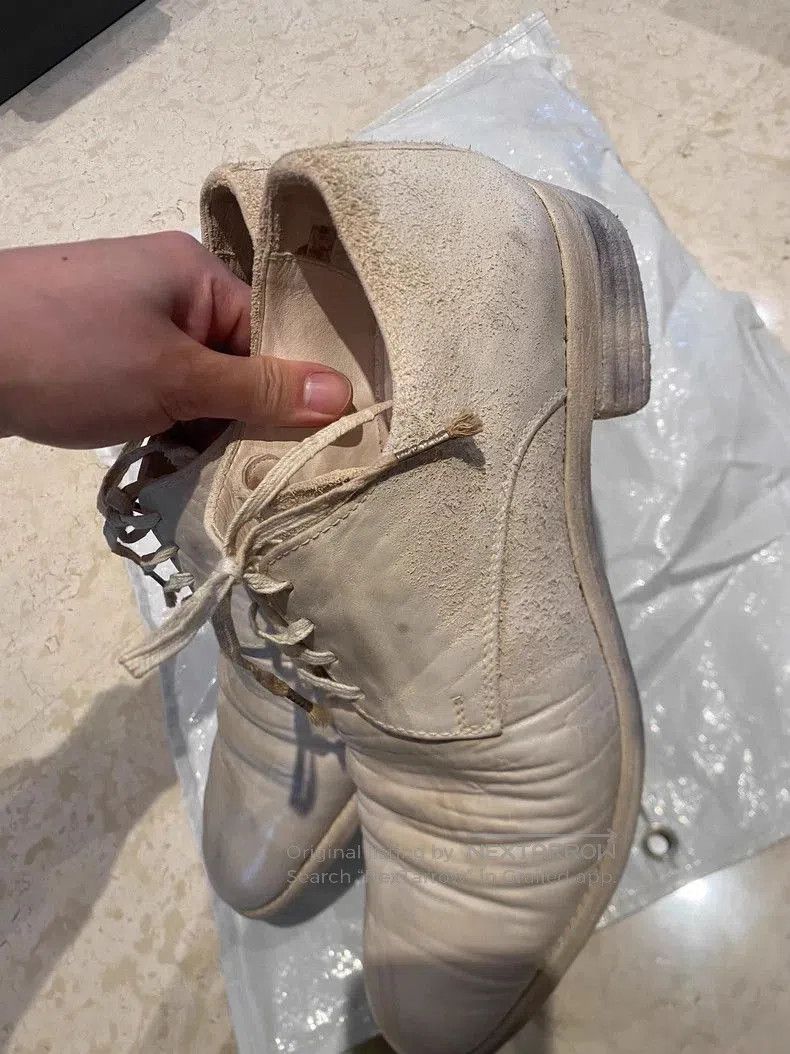 Carol Christian Poell Carol Christian Poell White Horsehide Derby. Size US 9 / EU 42 - 4 Thumbnail