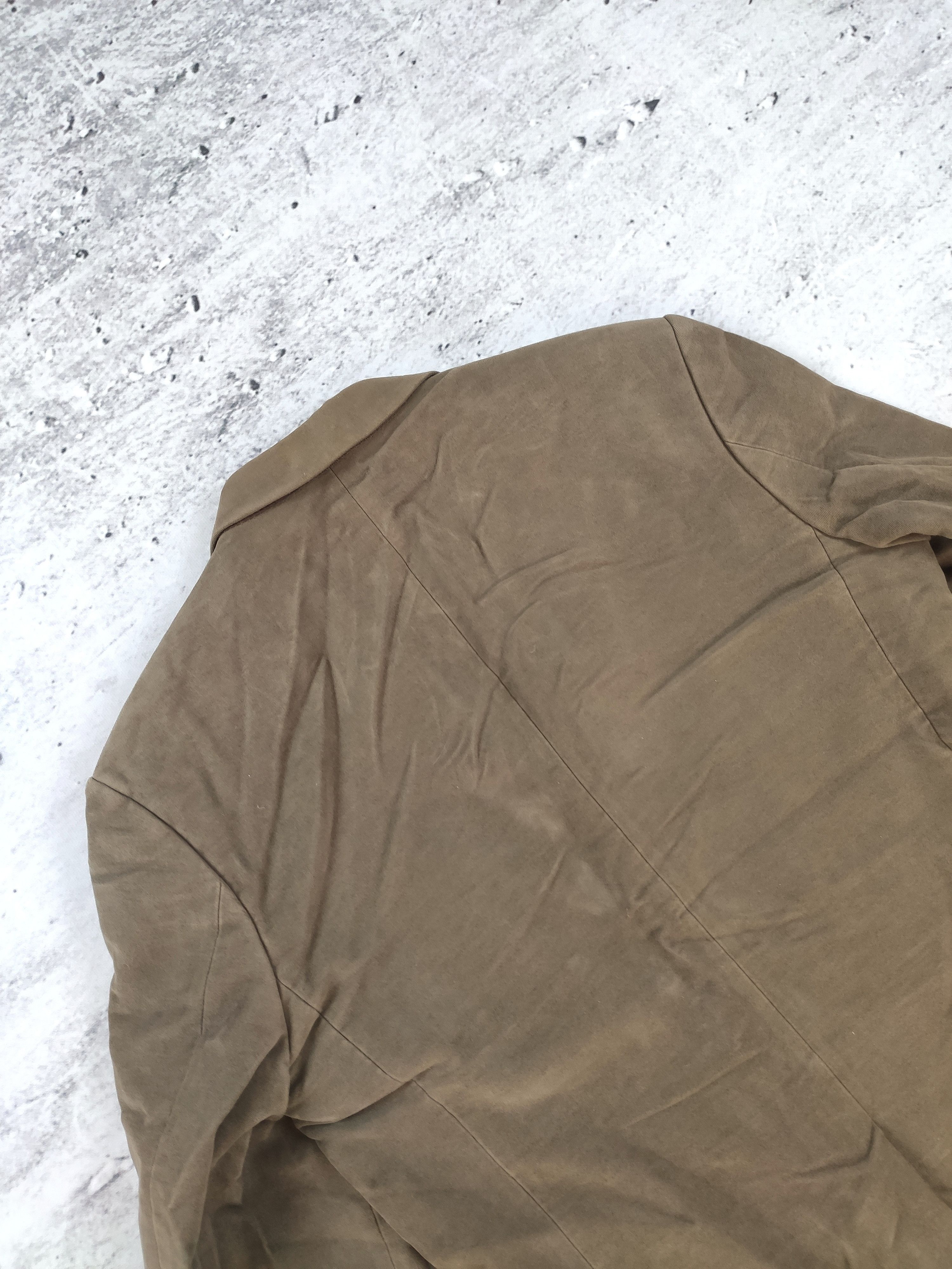 Balmain × Vintage Balmain Paris men blazer cotton jacket brown elegant Size 52R - 15 Thumbnail