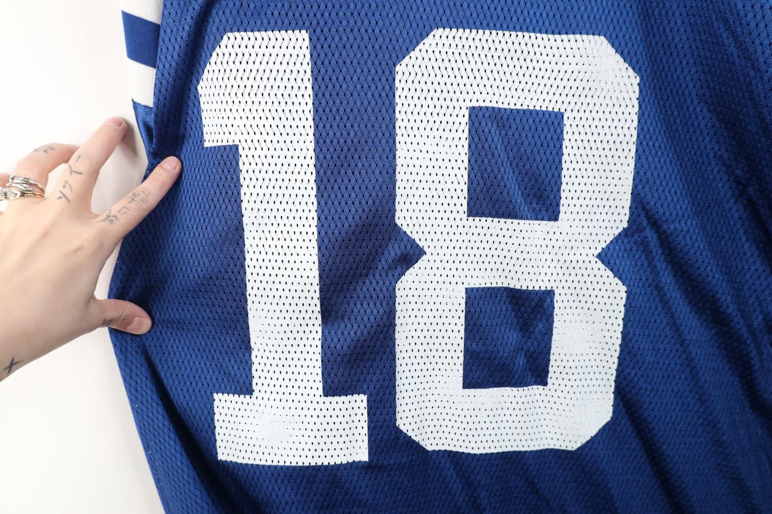 Reebok Vintage Reebok Manning Indianapolis Colts Jersey #18 Size US XXL / EU 58 / 5 - 4 Thumbnail