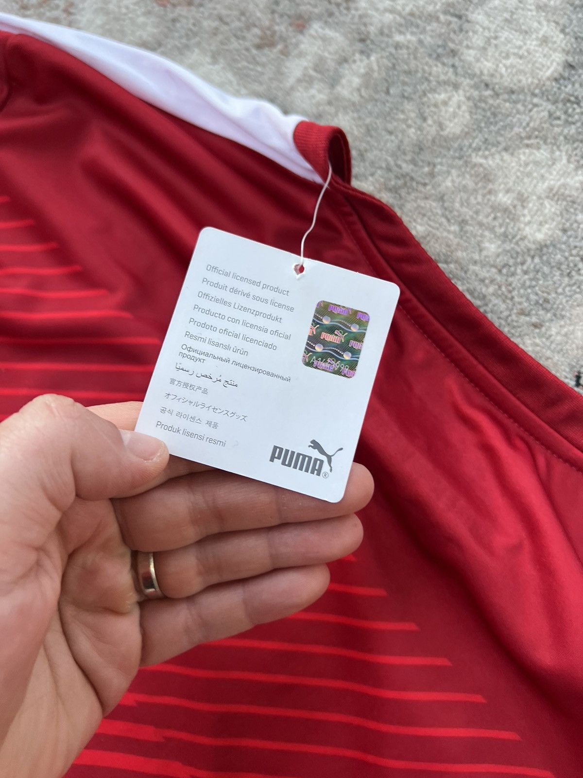 Puma Puma Austria Home Jersey Size US L / EU 52-54 / 3 - 6 Thumbnail