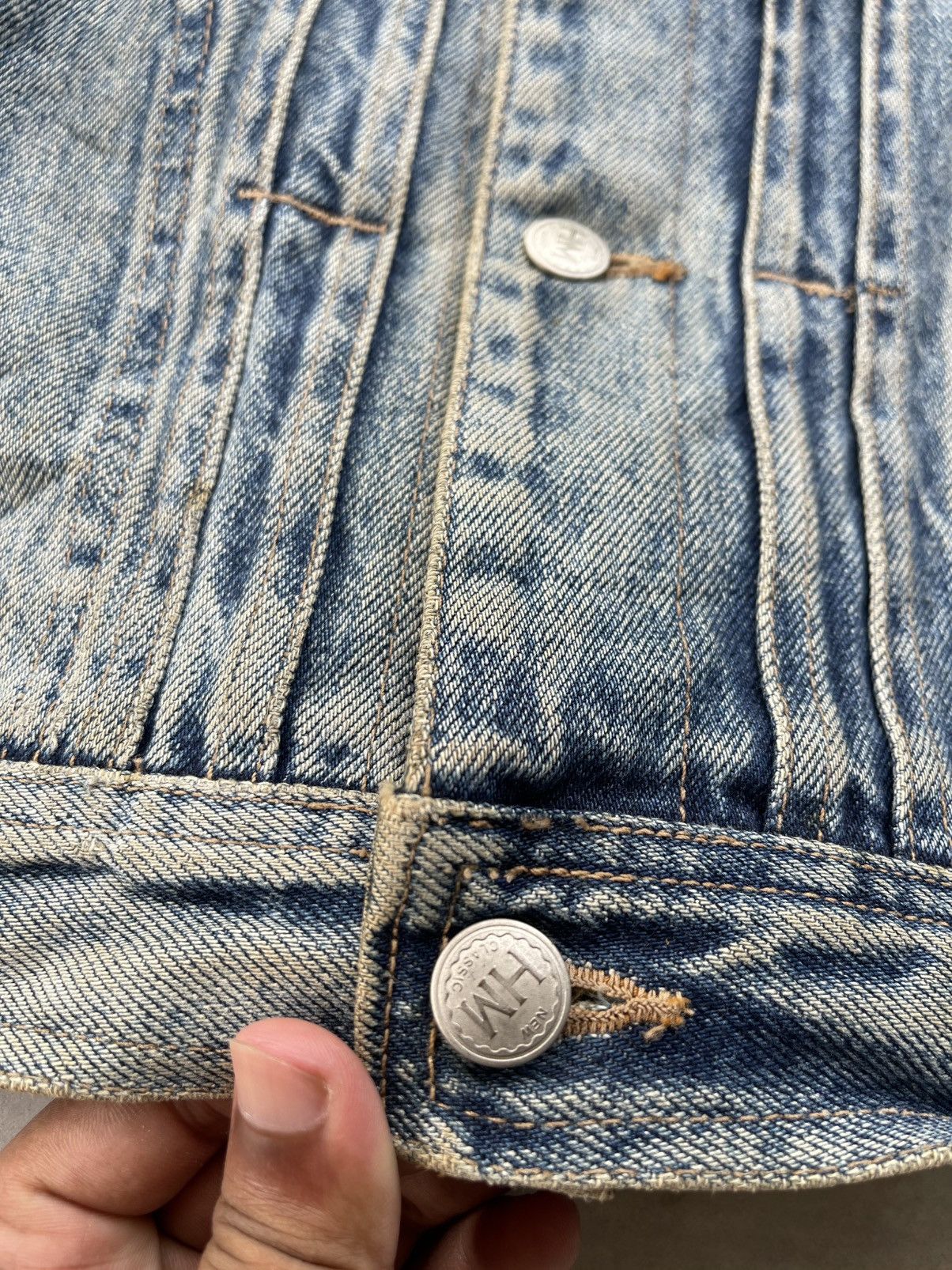 Japanese Brand 🔥Vtg Holly Majors Japan Type 1 Buckle Denim Trucker Jacket Size US L / EU 52-54 / 3 - 5 Thumbnail