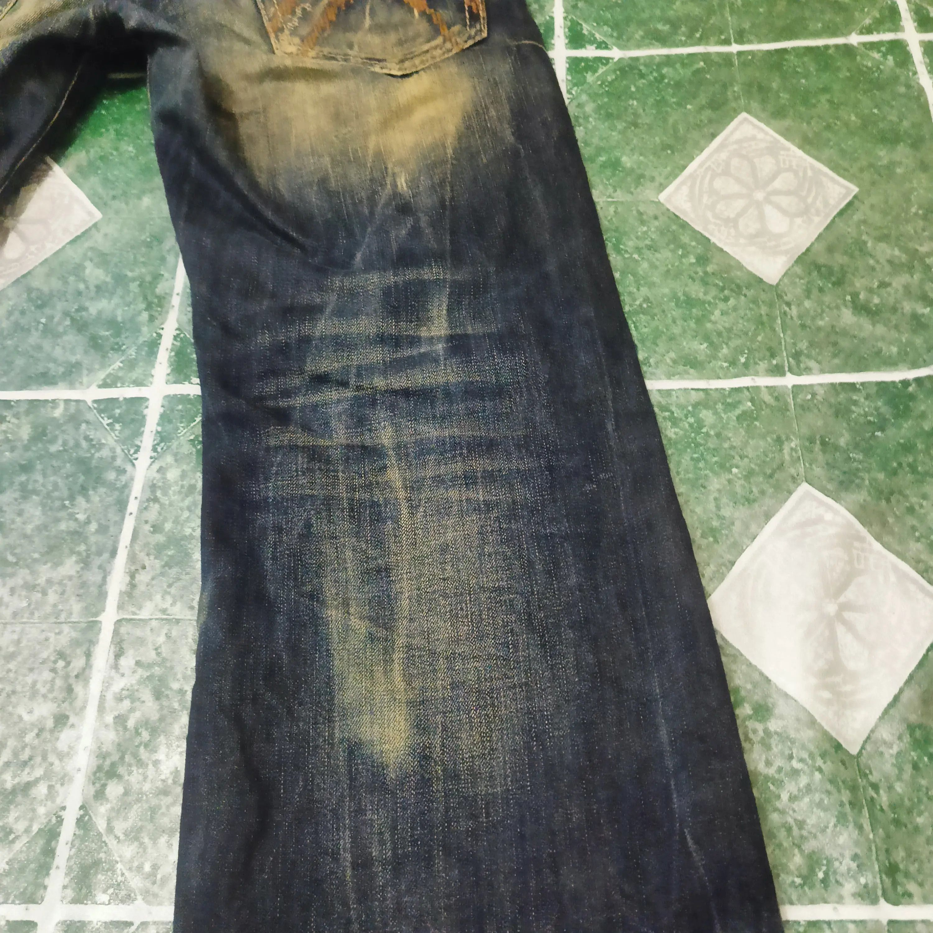 If Six Was Nine 90s Buckaroo jeans flared distressed jeans bootcut Size US 32 / EU 48 - 20 Thumbnail