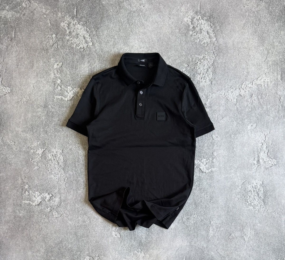 Hugo Boss Hugo Boss S black casual polo tee t-shirt old money Size US S / EU 44-46 / 1 - 1 Thumbnail