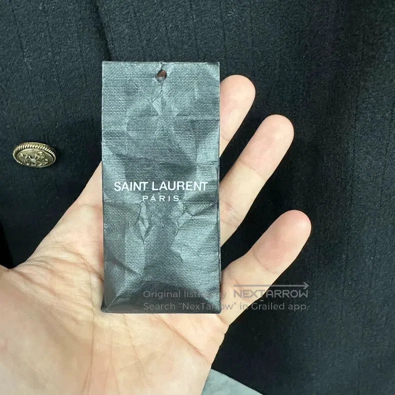 Saint Laurent Paris SAINT LAURENT Wool Button Jacket. Size US XL / EU 56 / 4 - 4 Thumbnail