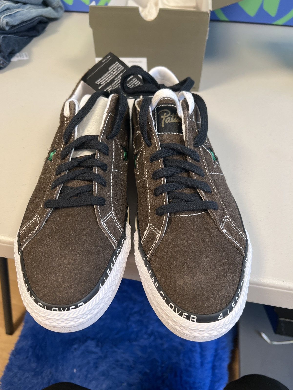 Converse 4 leaf clover converse one star Patta Size US 9.5 / EU 42-43 - 5 Thumbnail