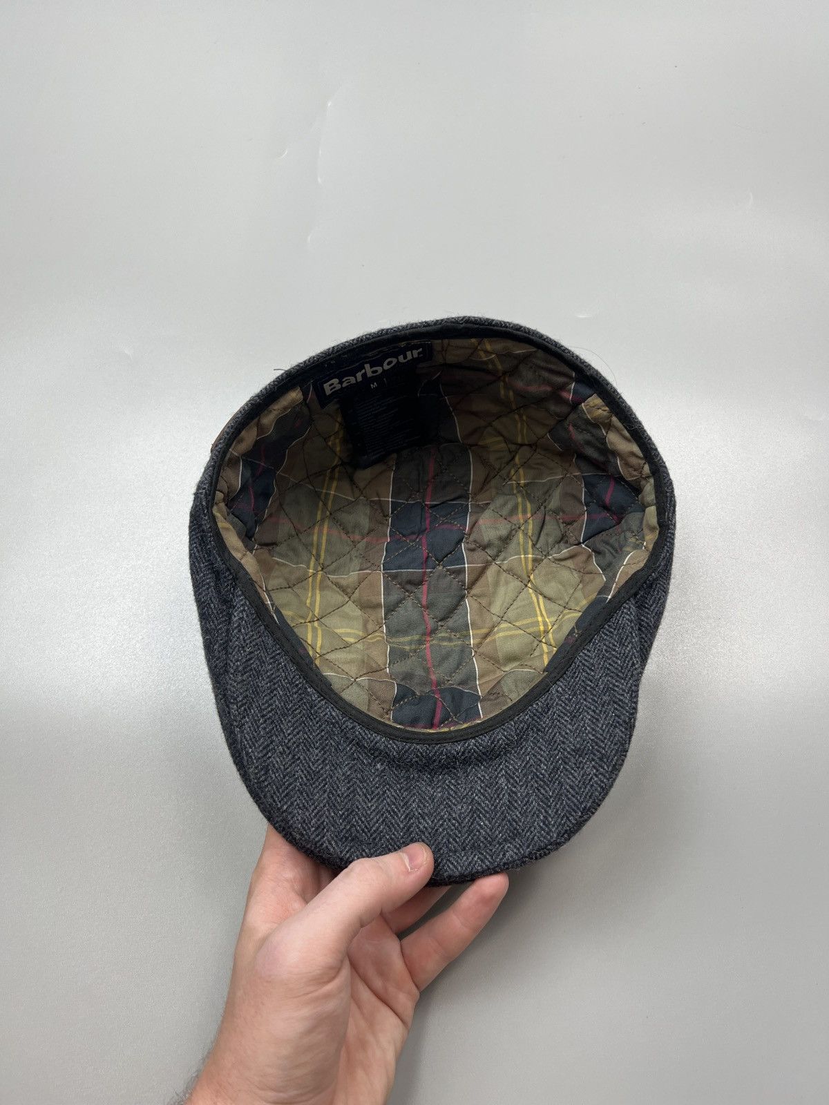 Barbour Barbour Wool Flat Cap Hat (Y0477) Size ONE SIZE - 7 Thumbnail