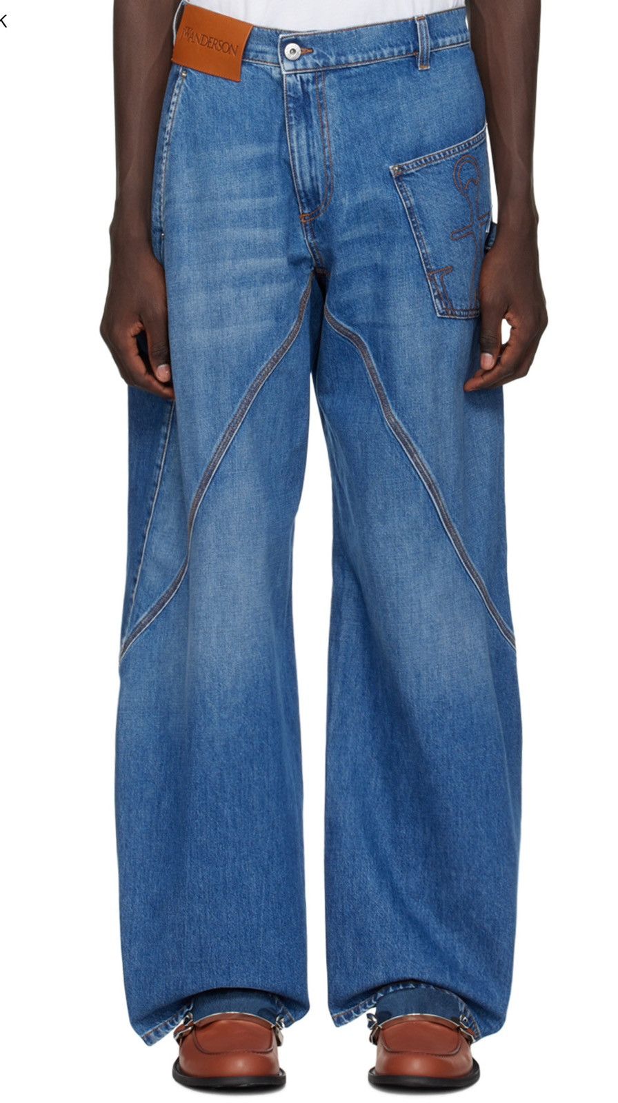JW Anderson J.W. Anderson Twister Worker Jeans Size US 36 / EU 52 - 1 Thumbnail