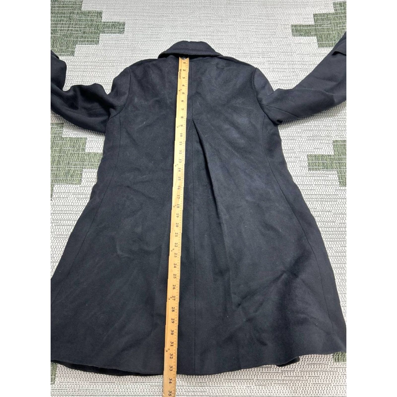 Theory Theory Coat Womens Large Black Wool Size L / US 10 / IT 46 - 7 Thumbnail