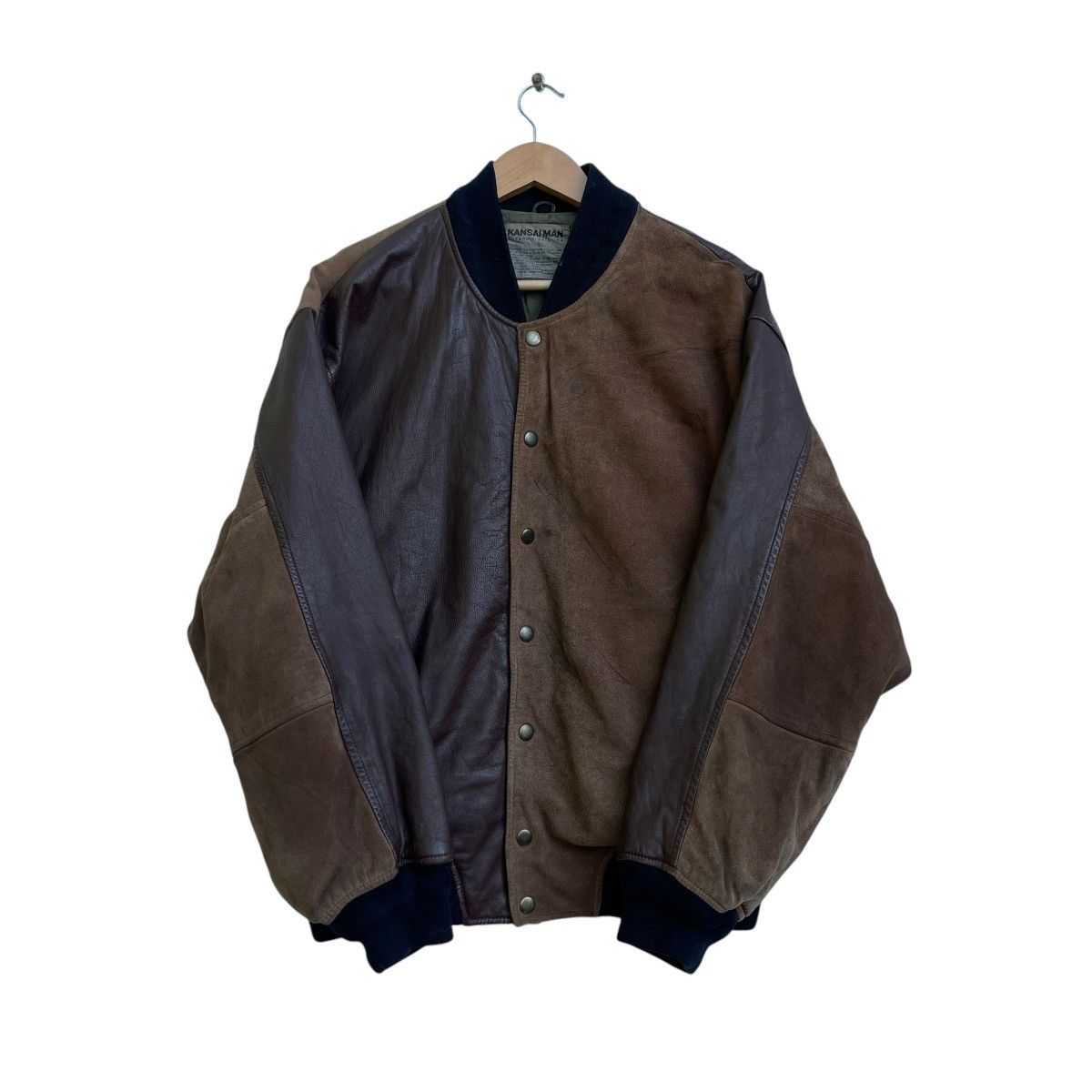 Kansai Yamamoto × Yohji Yamamoto 💥Vintage 90s KansaimanYutakanishimura Bomber Varsity Jacket Size US M / EU 48-50 / 2 - 3 Thumbnail