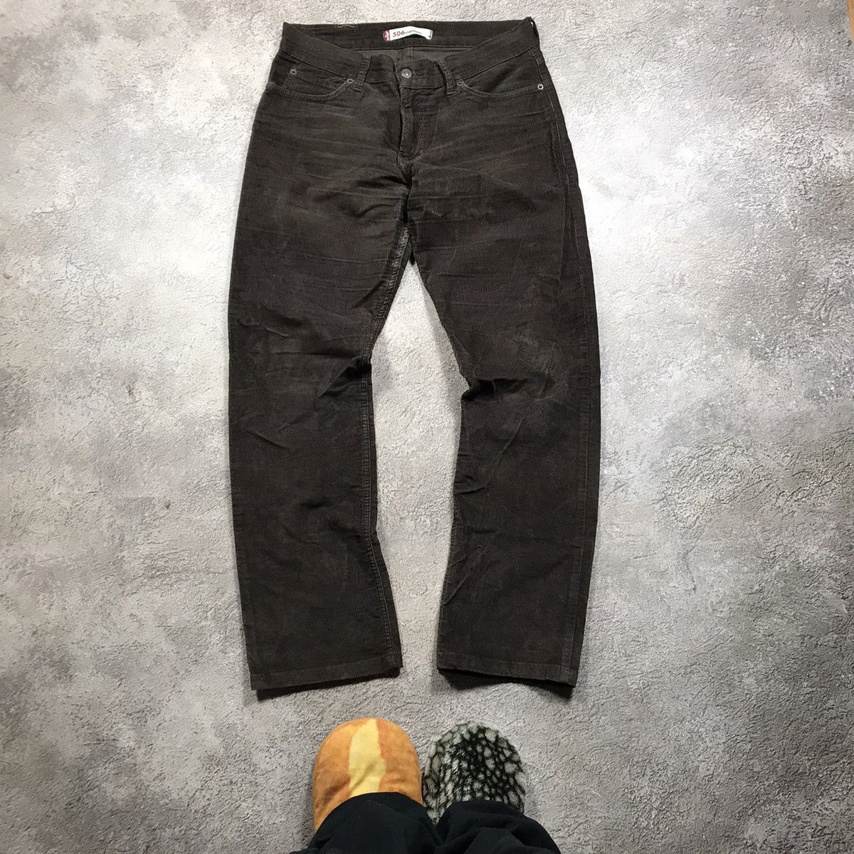 Vintage Vintage 90s Levi's Baggy Wide Leg Distressed Pants Grunge 32 Size US 32 / EU 48 - 4 Thumbnail