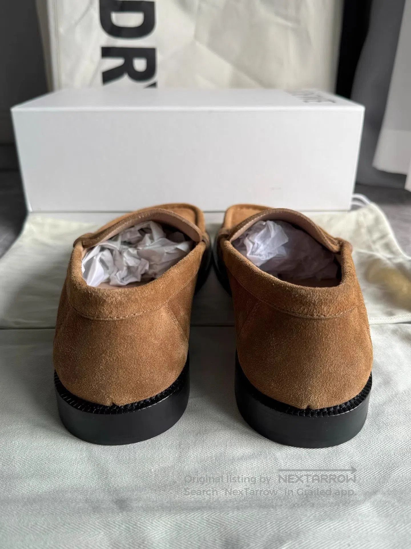 Loewe Brown Suede Loafers . Size US 7 / EU 40 - 4 Thumbnail