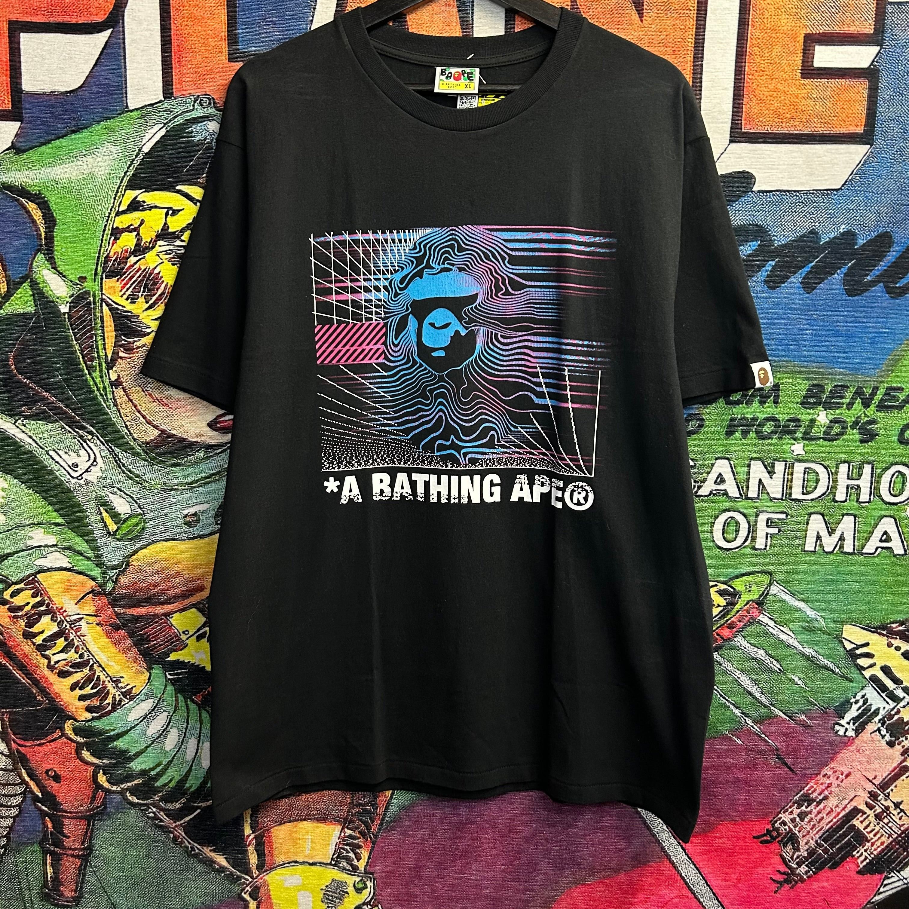 image of Bape Aero Tee Size XL in Black, Men's