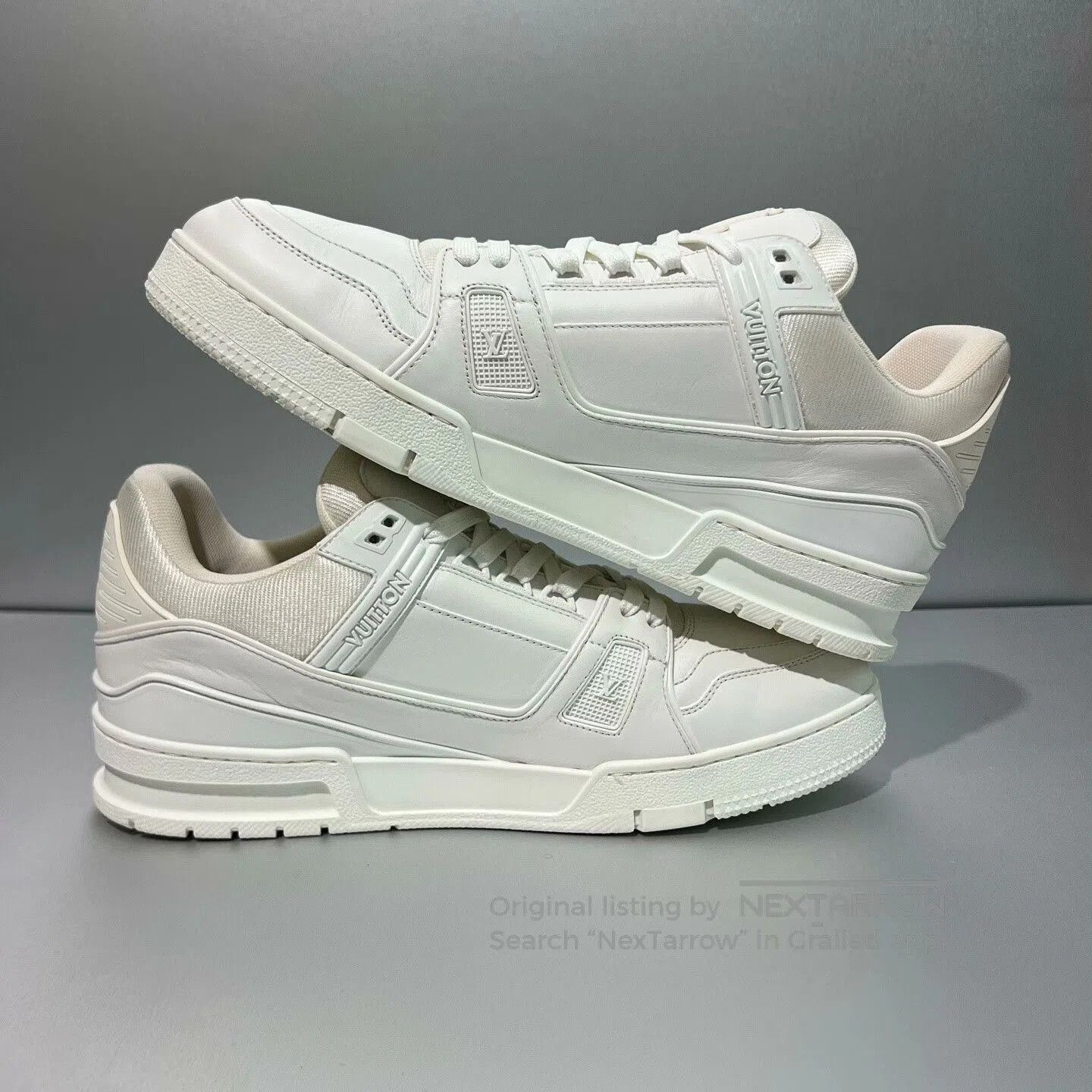 Louis Vuitton Louis Vuitton Trainer White Sneakers. Size US 9 / EU 42 - 4 Thumbnail