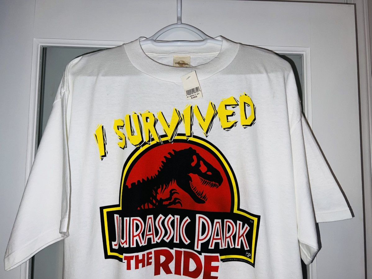 Universal Studios VTG UNIVERSAL STUDIOS 1990's Jurassic Park T-shirt XL ‘96 Size US XL / EU 56 / 4 - 4 Thumbnail