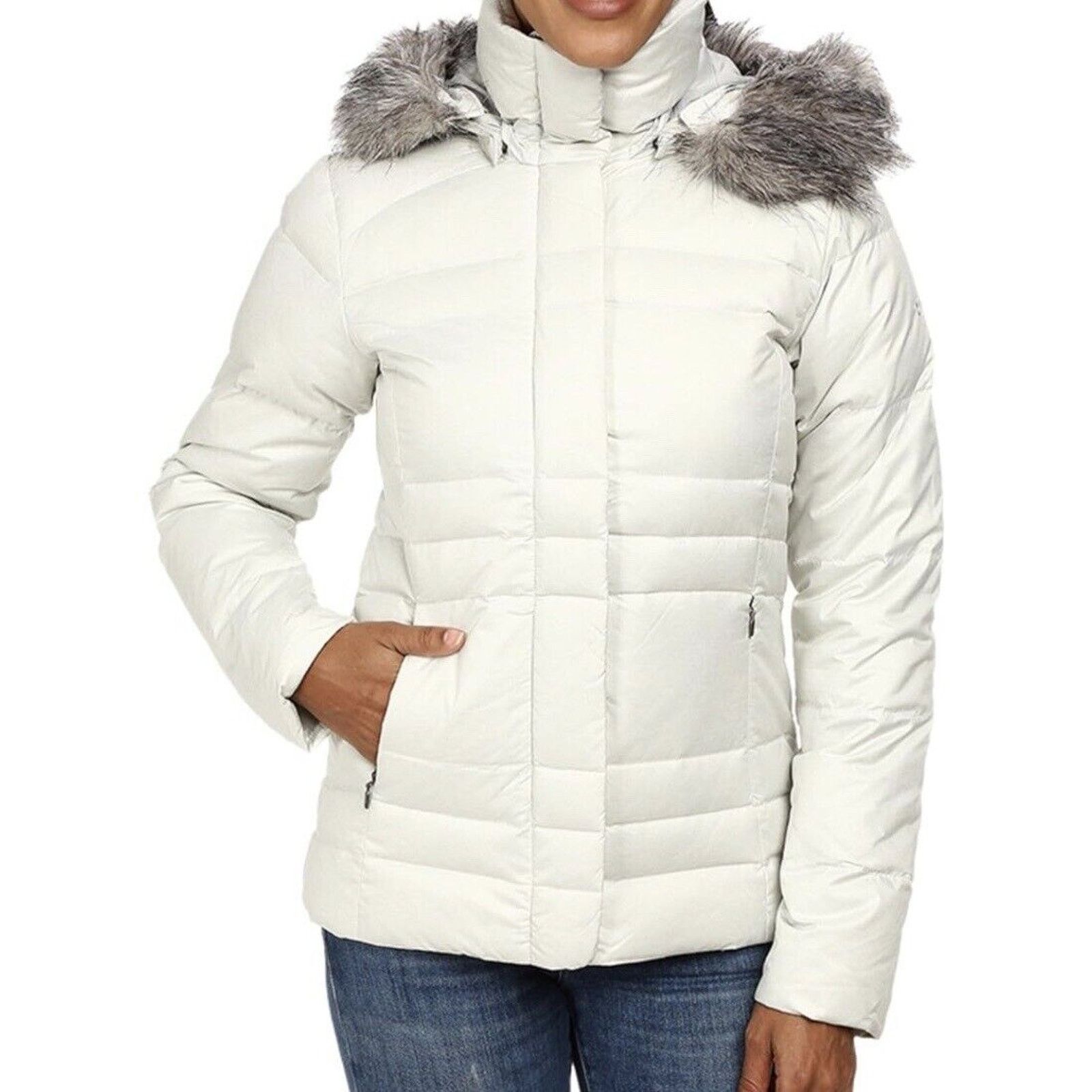 Columbia COLUMBIA WOMEN'S MERCURY MAVEN DOWN JACKET Cream SMALL Size S / US 4 / IT 40 - 1 Thumbnail