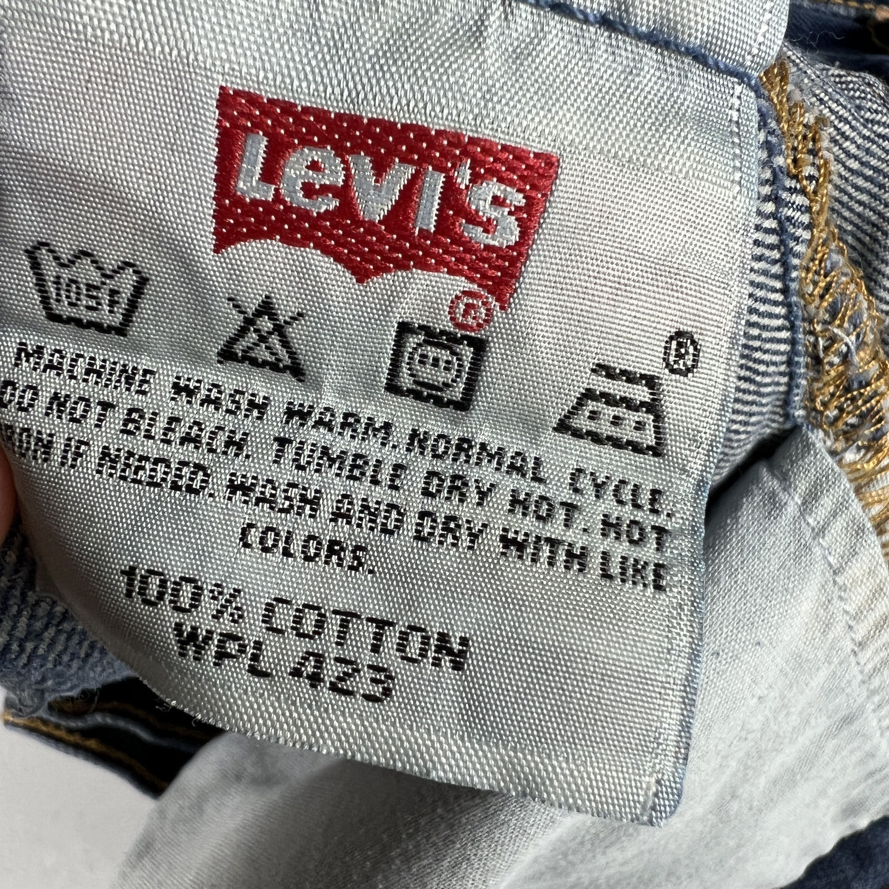 Levi's × Vintage Y2K Levi's Jean Short 501 Cut Off Raw Hem Cotton Denim Jorts Size US 29 - 6 Thumbnail