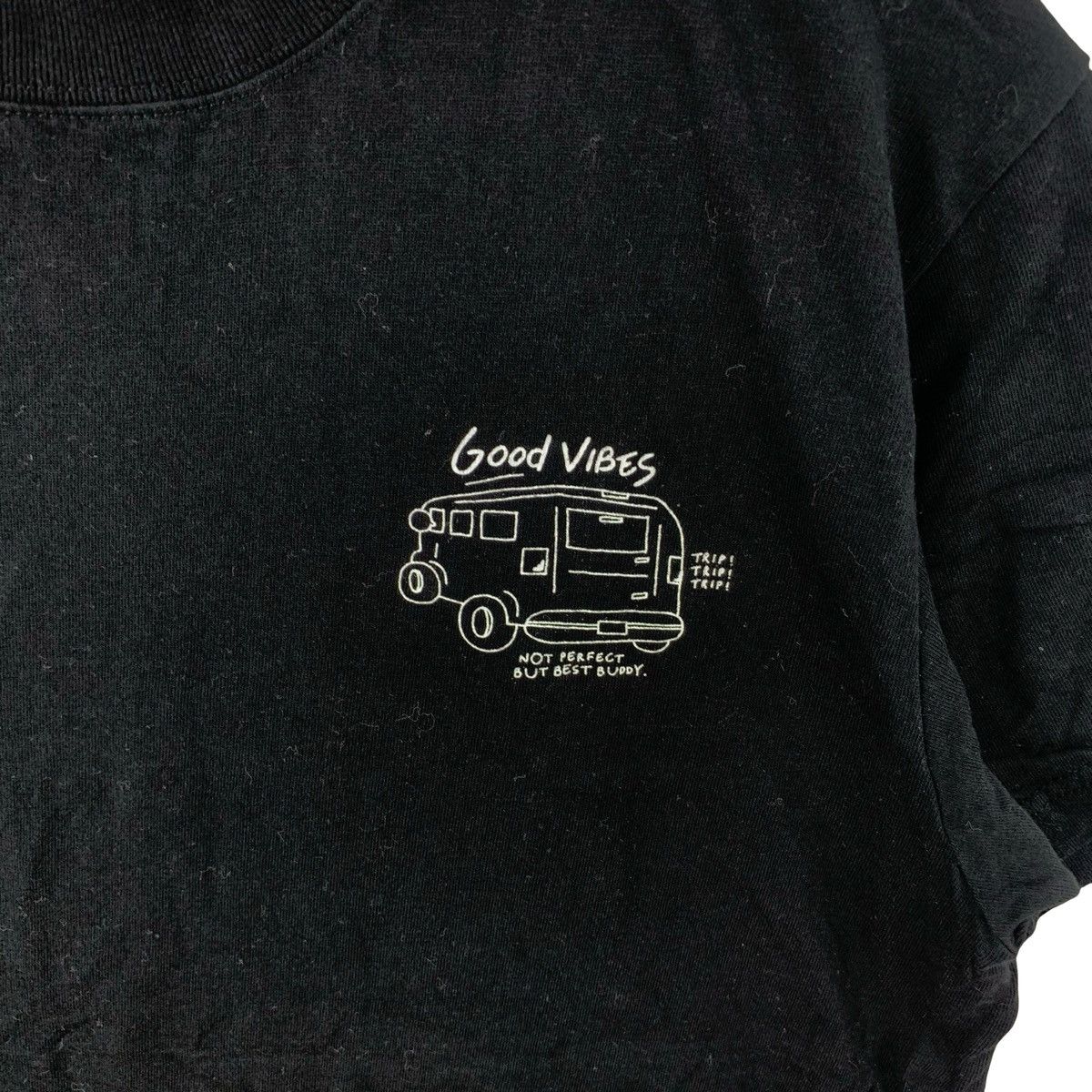 Other GOOD VIBES VAN Graphic T-Shirt Minimal Chest Print Casual Size US M / EU 48-50 / 2 - 6 Thumbnail