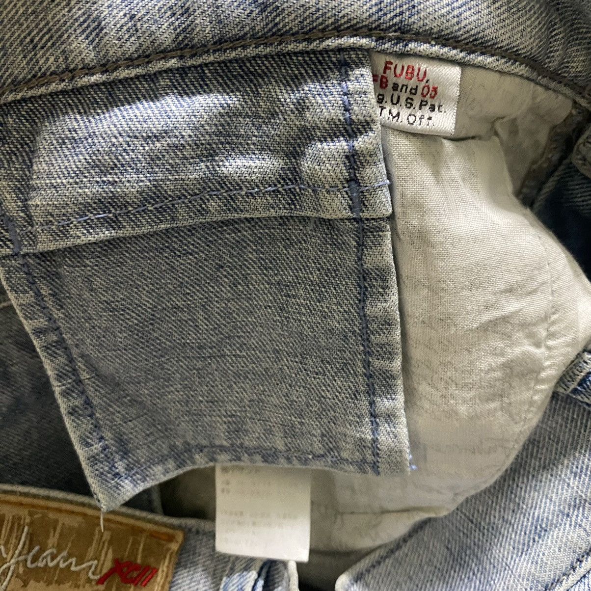 Fubu Vintage Y2K Fubu Denim Baggy Jeans Faded Blue Size US 36 / EU 52 - 20 Thumbnail