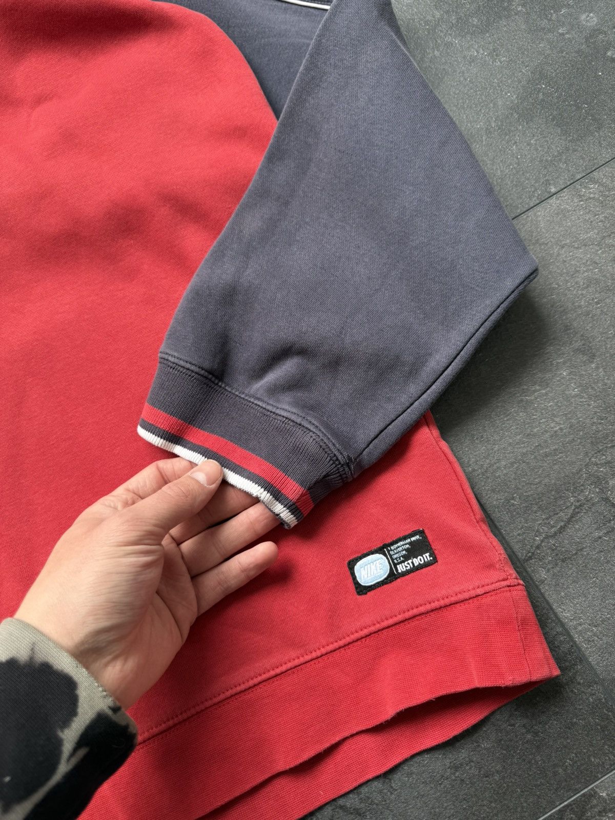 Nike × Streetwear × Vintage Vintage Nike big logo sweatshirt 90s Size US XL / EU 56 / 4 - 9 Thumbnail