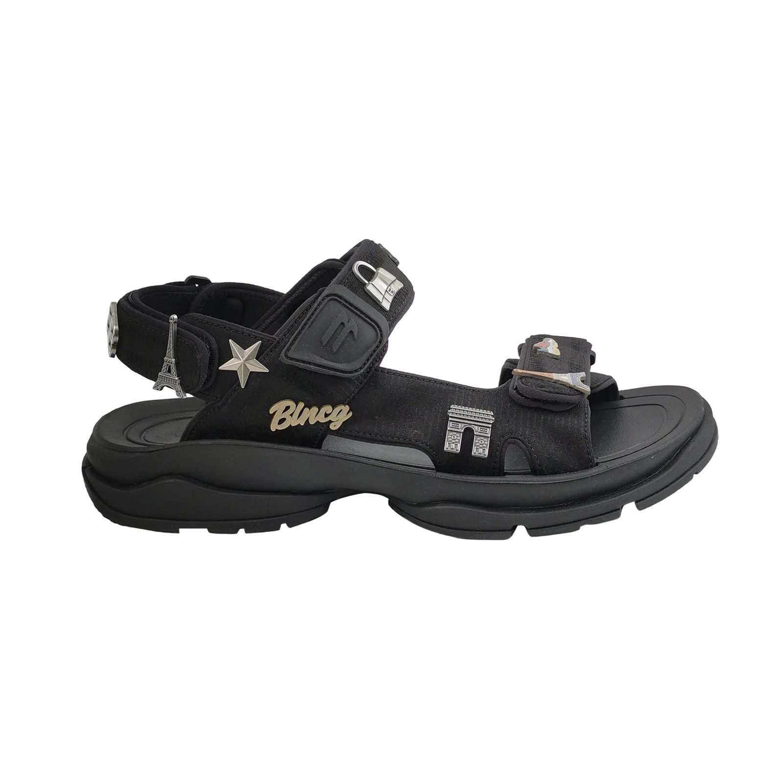 Balenciaga Balenciaga Tourist Charm Nylon Sandals 44 Size US 11 / EU 44 - 1 Thumbnail