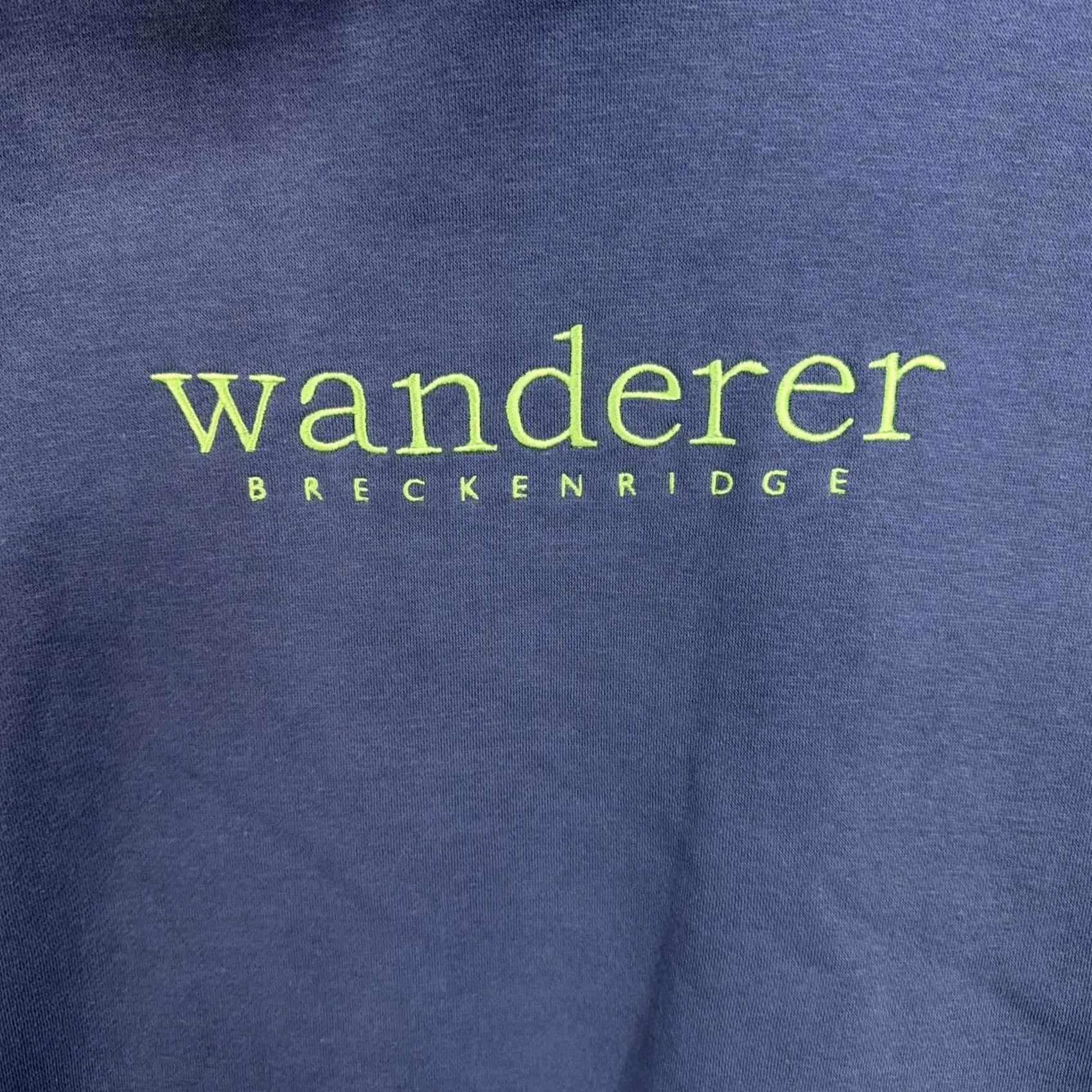 Vintage Gear For Sports Wanderer Breckenridge Hoodie Mens Large Blue Fleece Pullover NWT Clothing Sweatshirt Kangaroo Pocket Size US L / EU 52-54 / 3 - 2 Thumbnail