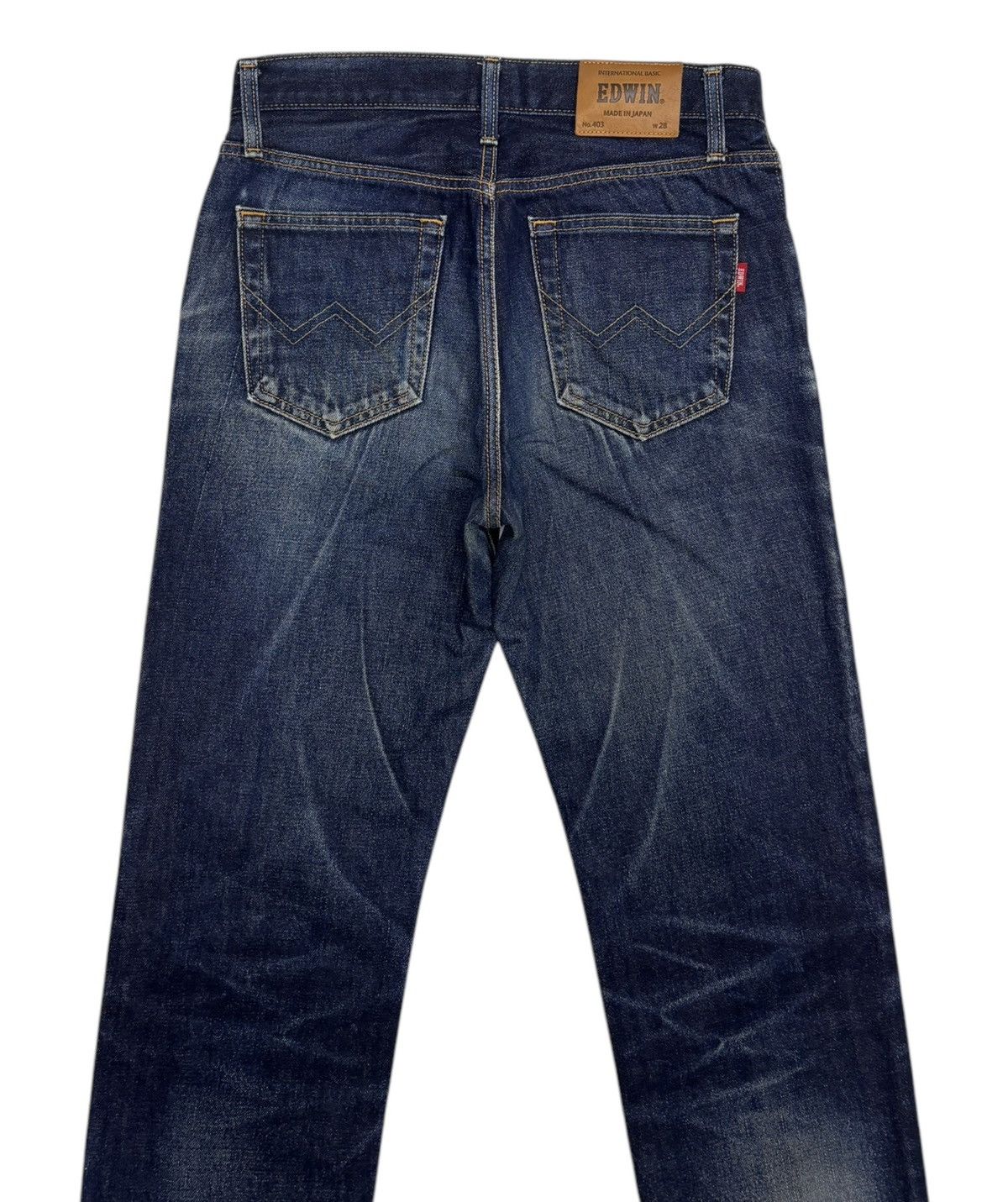 Kapital 🔥EDWIN JAPAN NO.403 JAPAN BLUE DISTRESSED DENIM JEAN Size US 30 / EU 46 - 6 Thumbnail