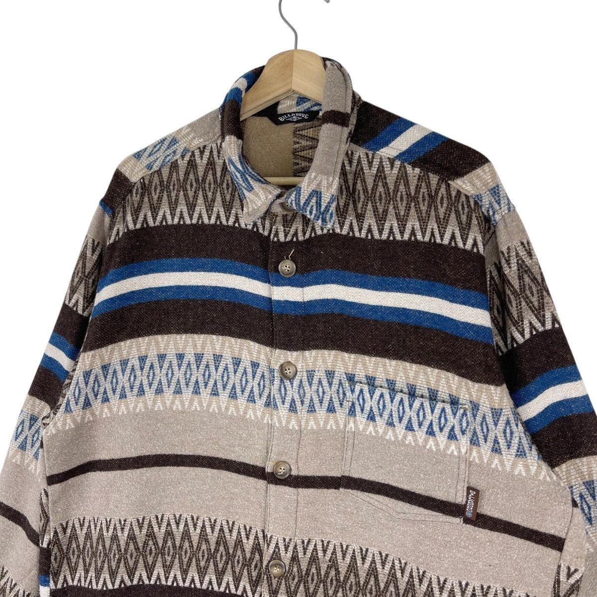 Billabong × Vintage 90’s Billabong Native Flannel Size US XL / EU 56 / 4 - 3 Thumbnail