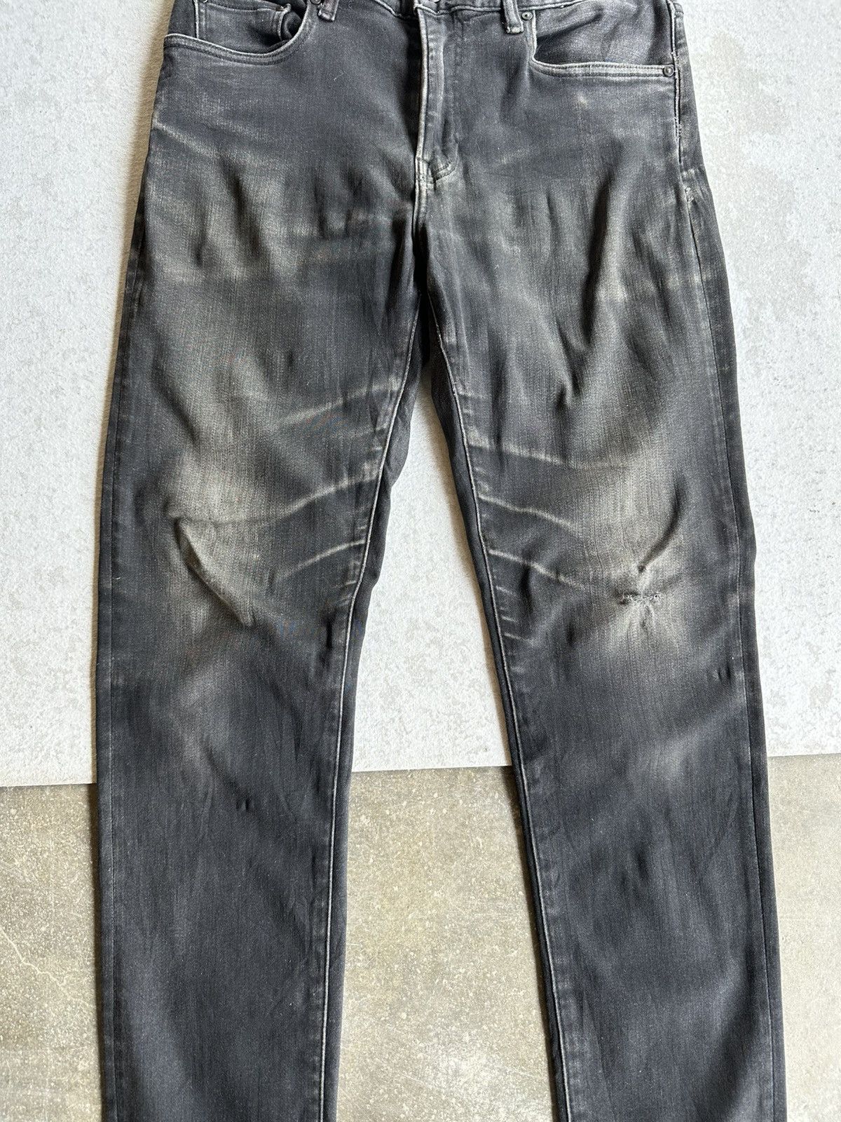 Japanese Brand UNIQLO Japan Jeans Heattech Black Pants W31 L31 Size US 31 - 2 Thumbnail